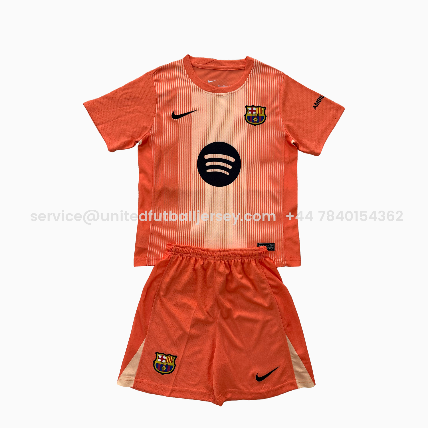 foot-Barcelona 25-26 Orange Goalkeeper Kids Kit