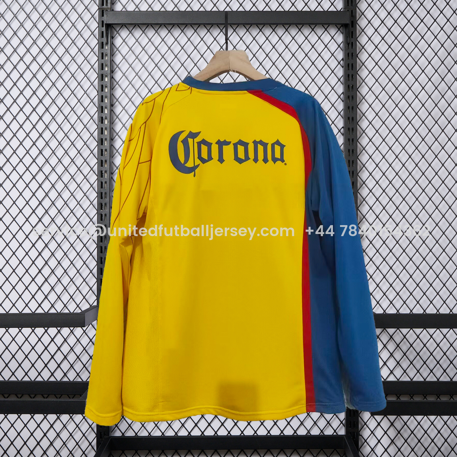 foot-Retro Club América 2007-08 Home Long Sleeves Jersey