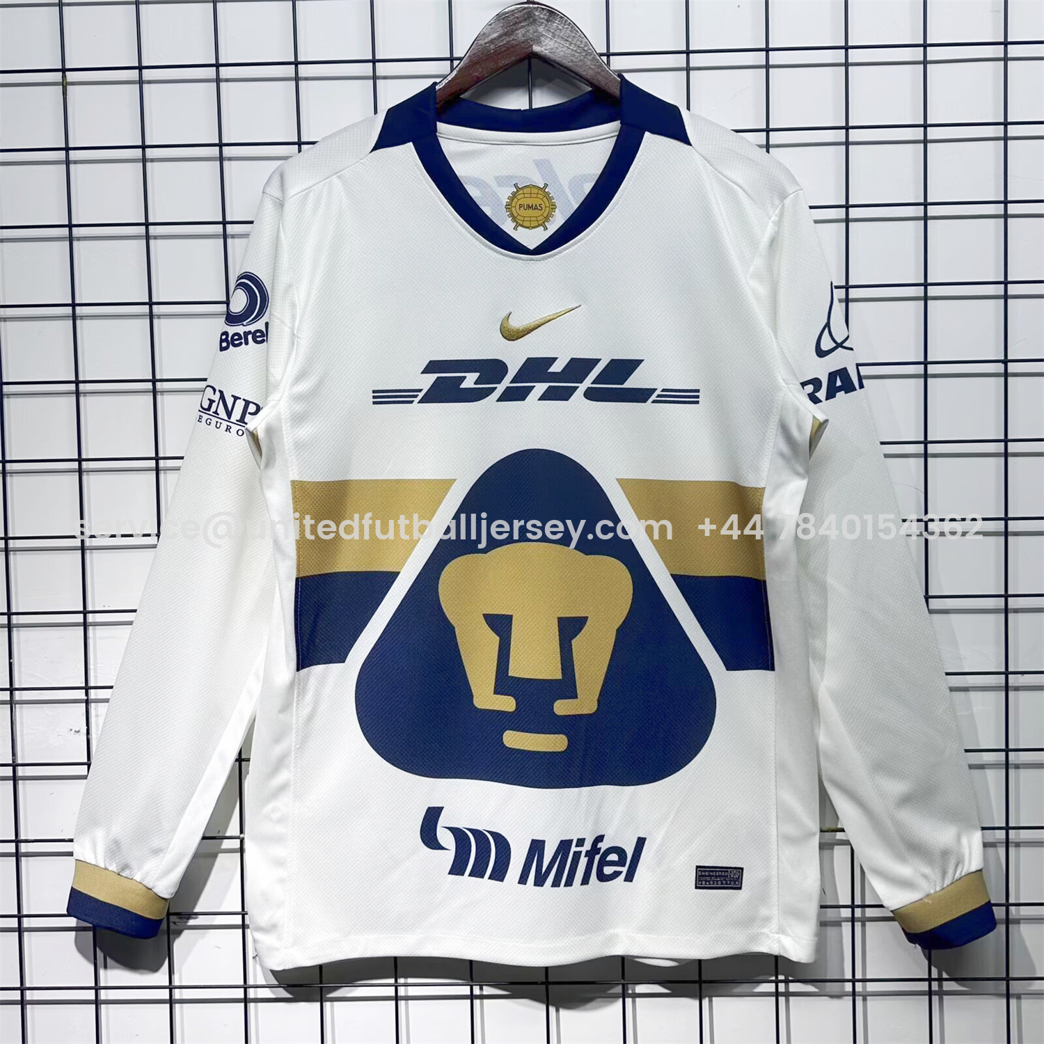 foot-Pumas UNAM 25-26 Home Long Sleeves Jersey - Fans Version