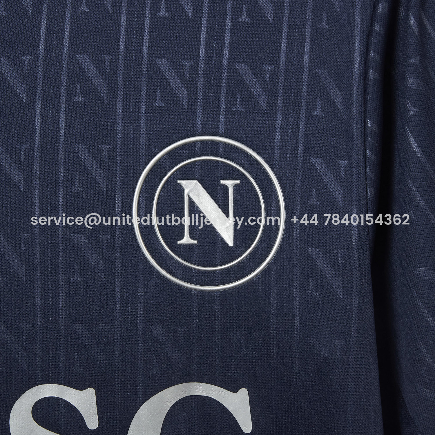 foot-Napoli 25-26 European Third Deep Blue Jersey - Fans Version