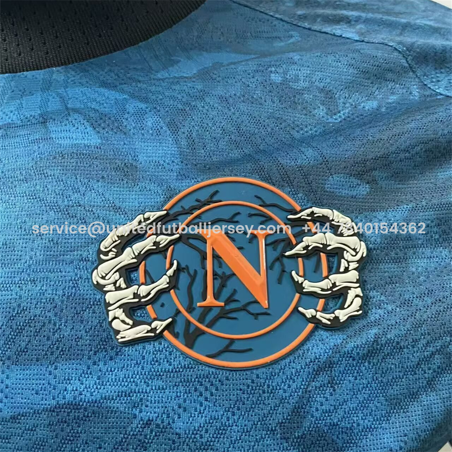 foot-Napoli 25-26 Halloween Blue Special Jersey - Player Version
