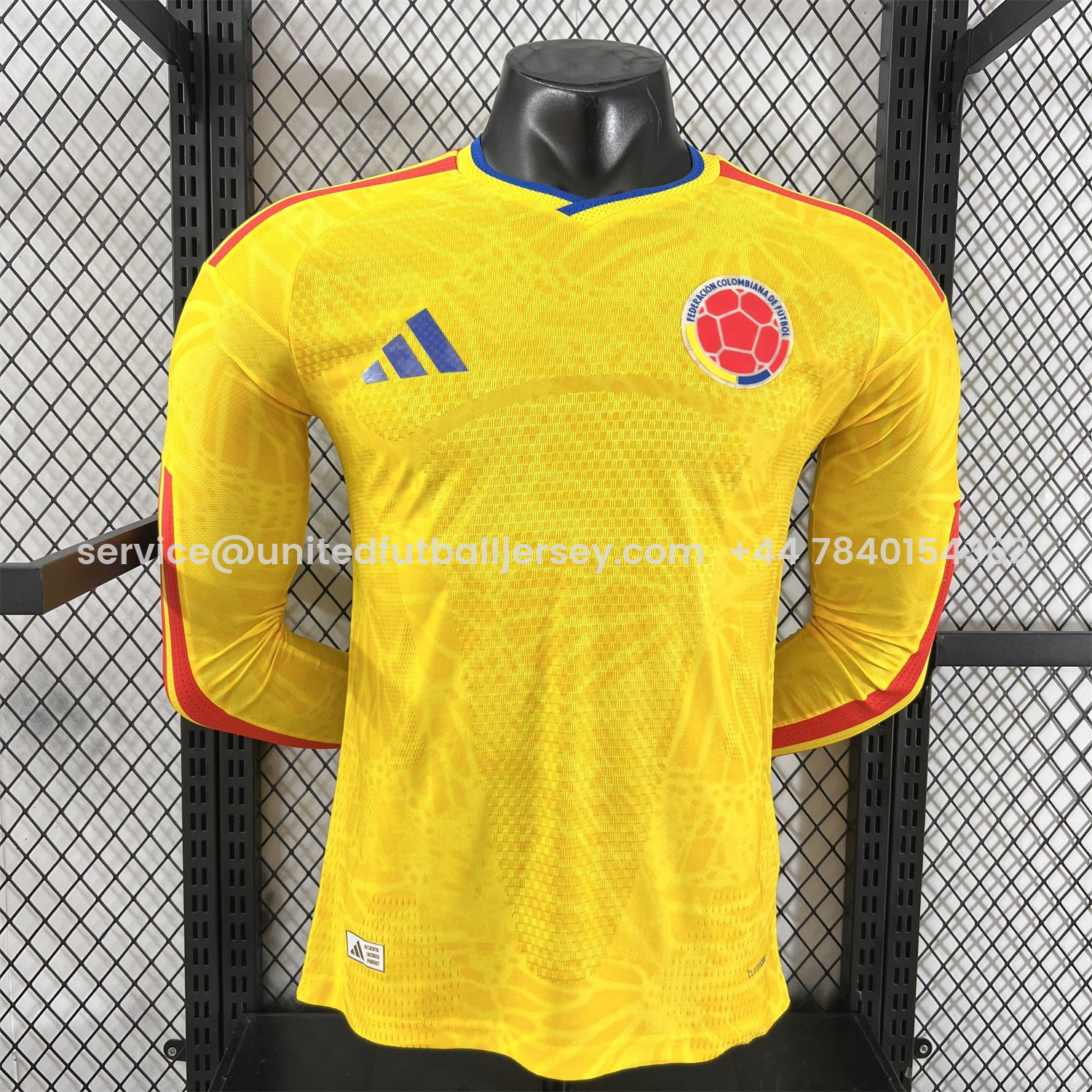 foot-Colombia 2026 Home Long Sleeves Jersey - Player Version