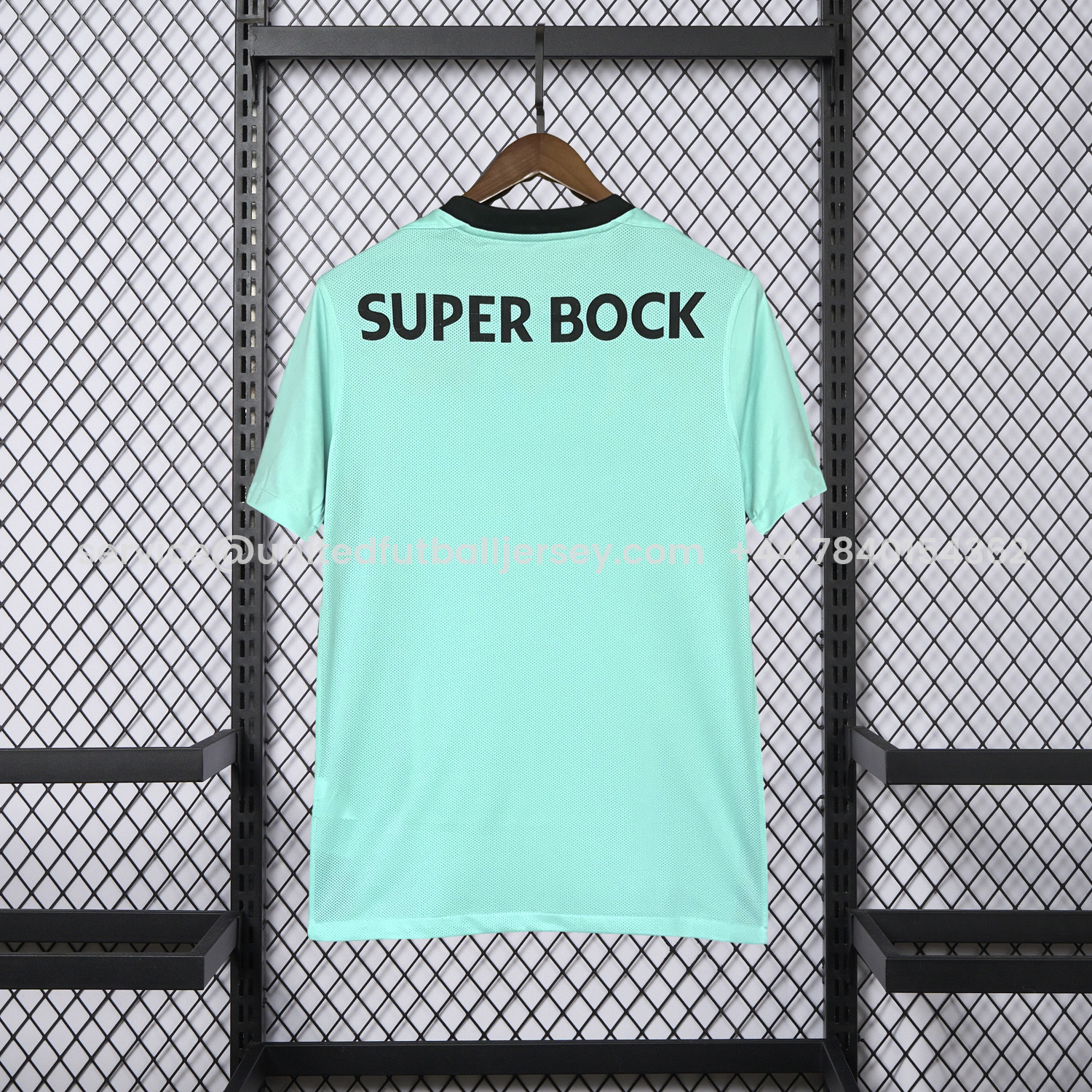 foot-Sporting CP 25-26 Third Cyan Jersey - Fans Version