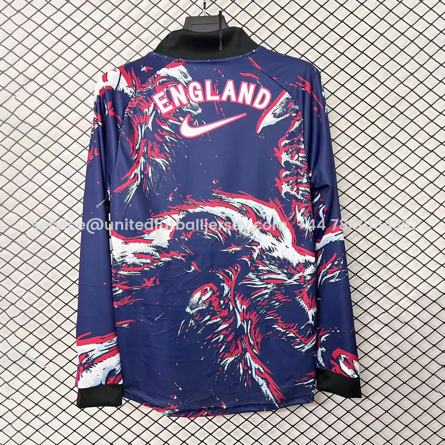 foot-England 2026 Hollywood Special Long Sleeves Jersey - Fans Version
