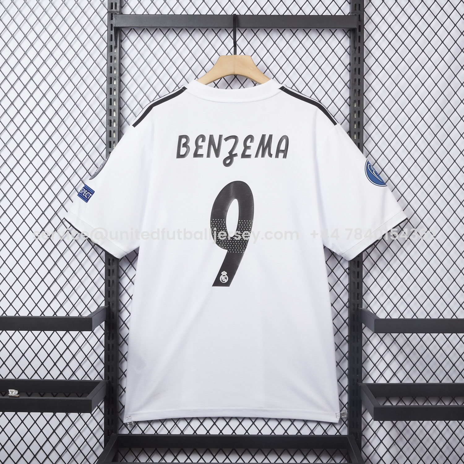 foot-Retro Real Madrid 14-15 Home Stadium Jersey