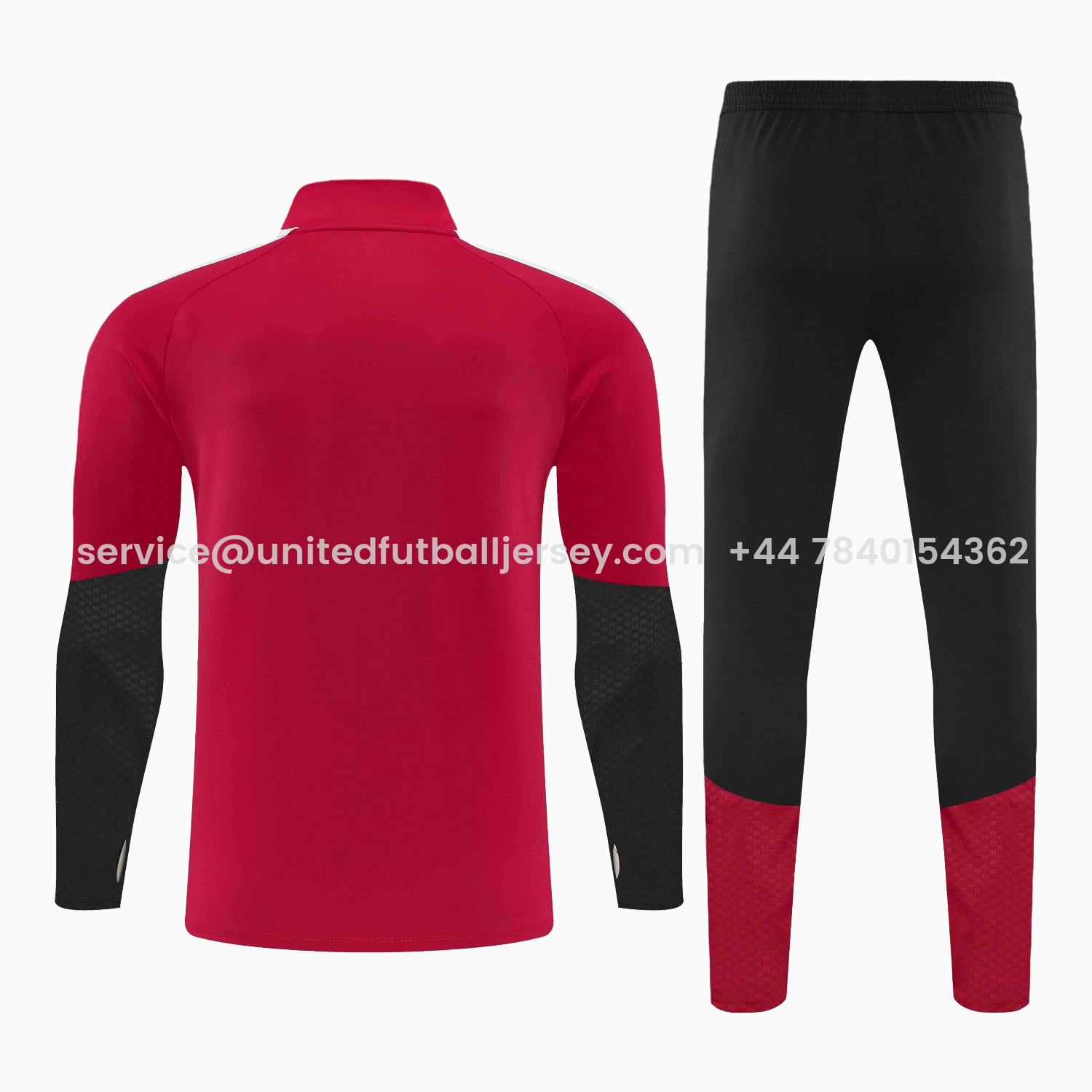 foot-Germany 2026 Kids Long Sleeve Training Set - Red Top & Pants