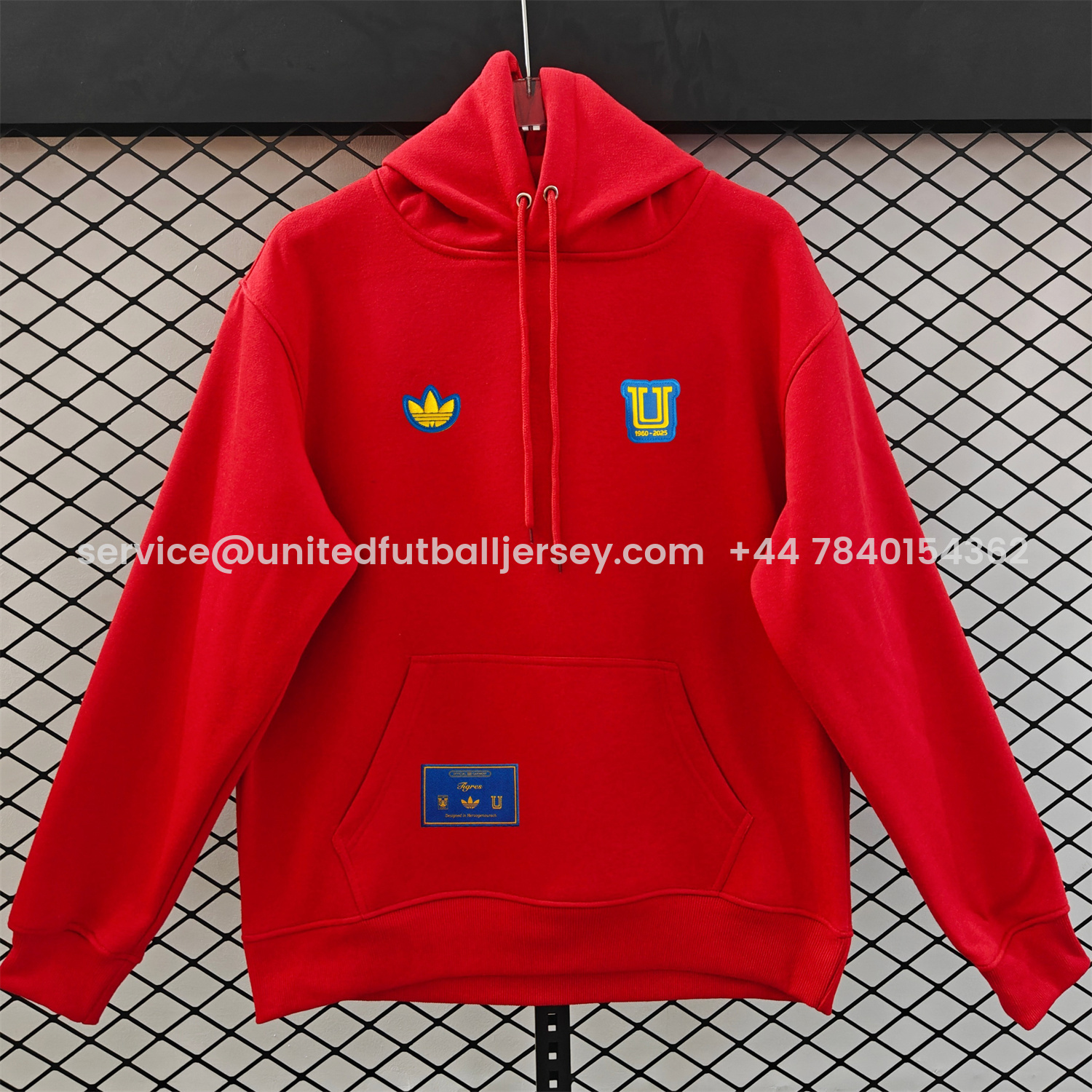 foot-Tigres UANL 25-26 Originals Terrace Icon Unisex Pullover Hoodie