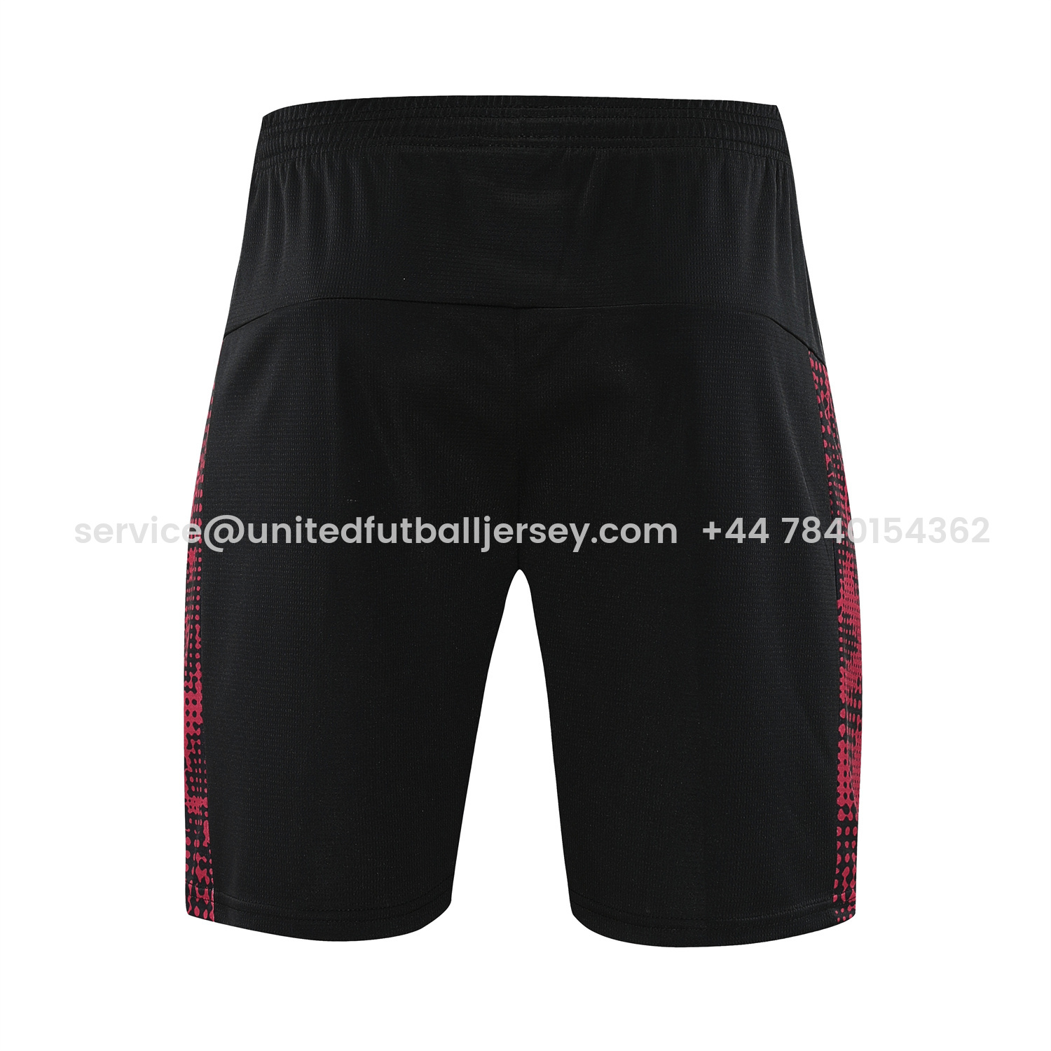 foot-RB Leipzig 25-26 Short-Sleeve Training Set- Red Top & Black Shorts