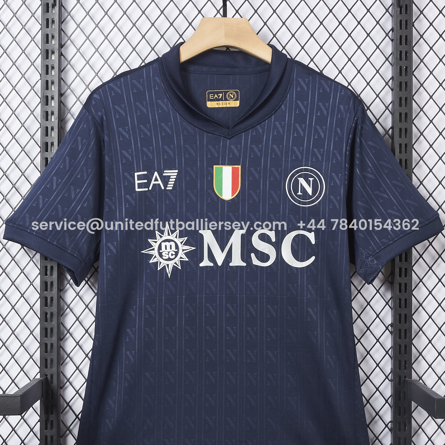 foot-Napoli 25-26 European Third Deep Blue Jersey - Fans Version