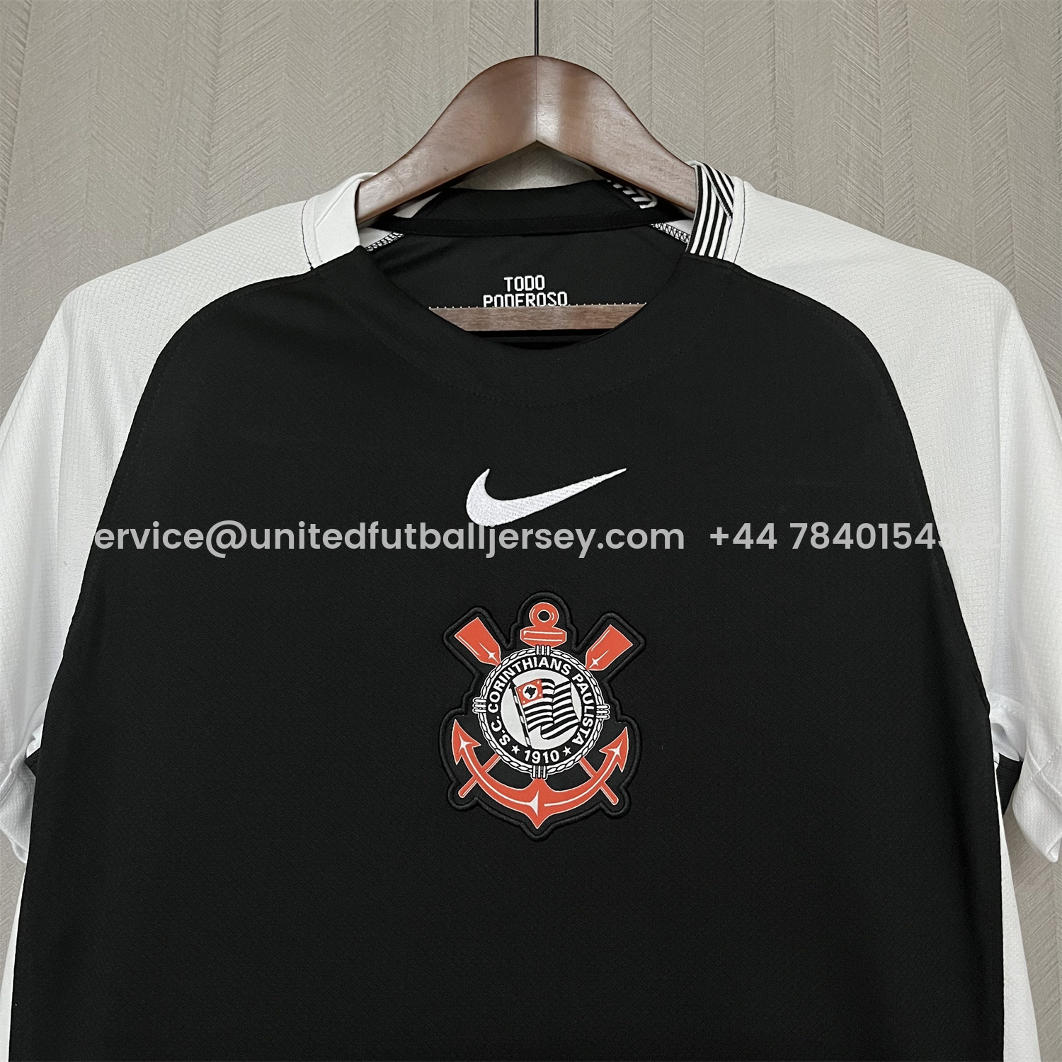 foot-Corinthians 25-26 Away Unsponsored Jersey - Fans Version