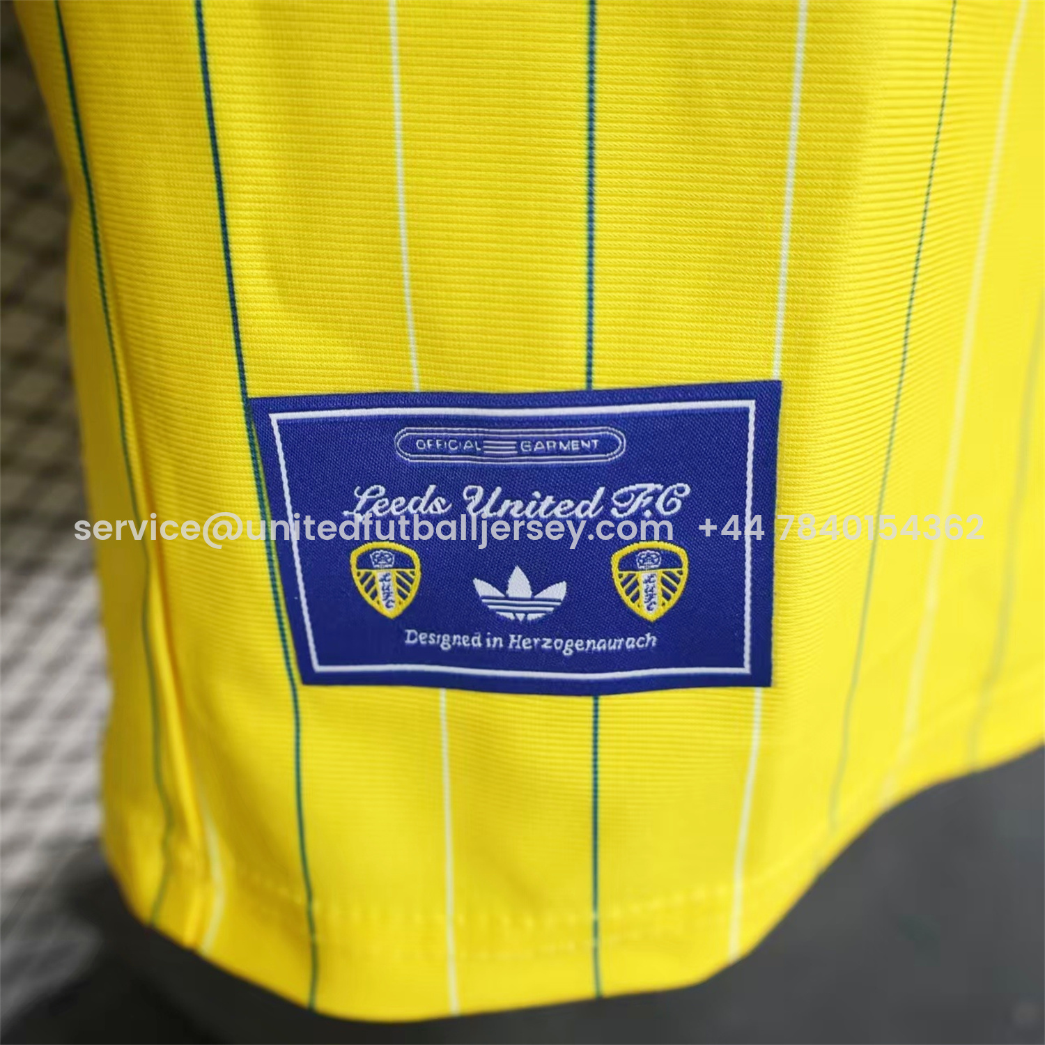 foot-Leeds United 25-26 Icon Travel Special Edition Yellow Jersey - Player Version
