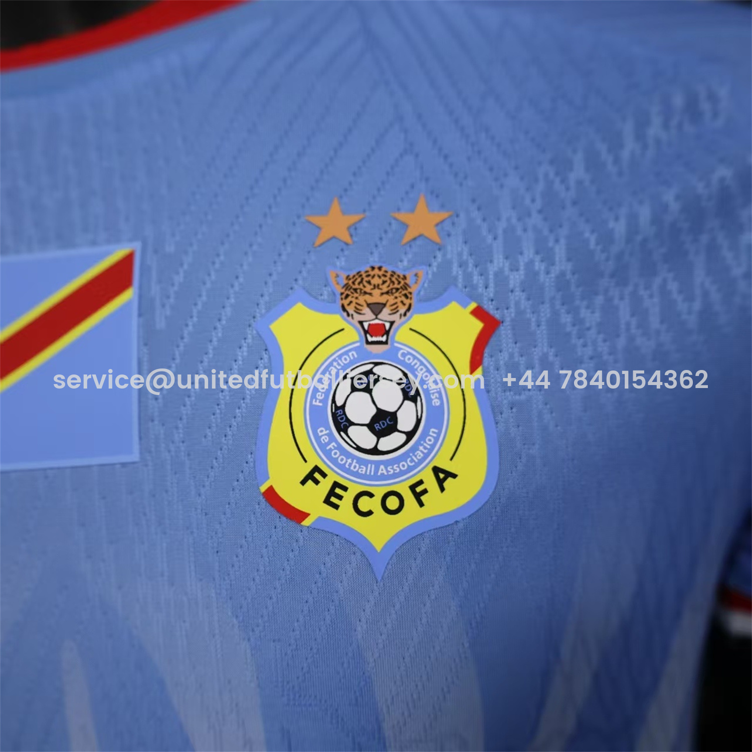 foot-Congo 2026 Home Blue Jersey - Player Version