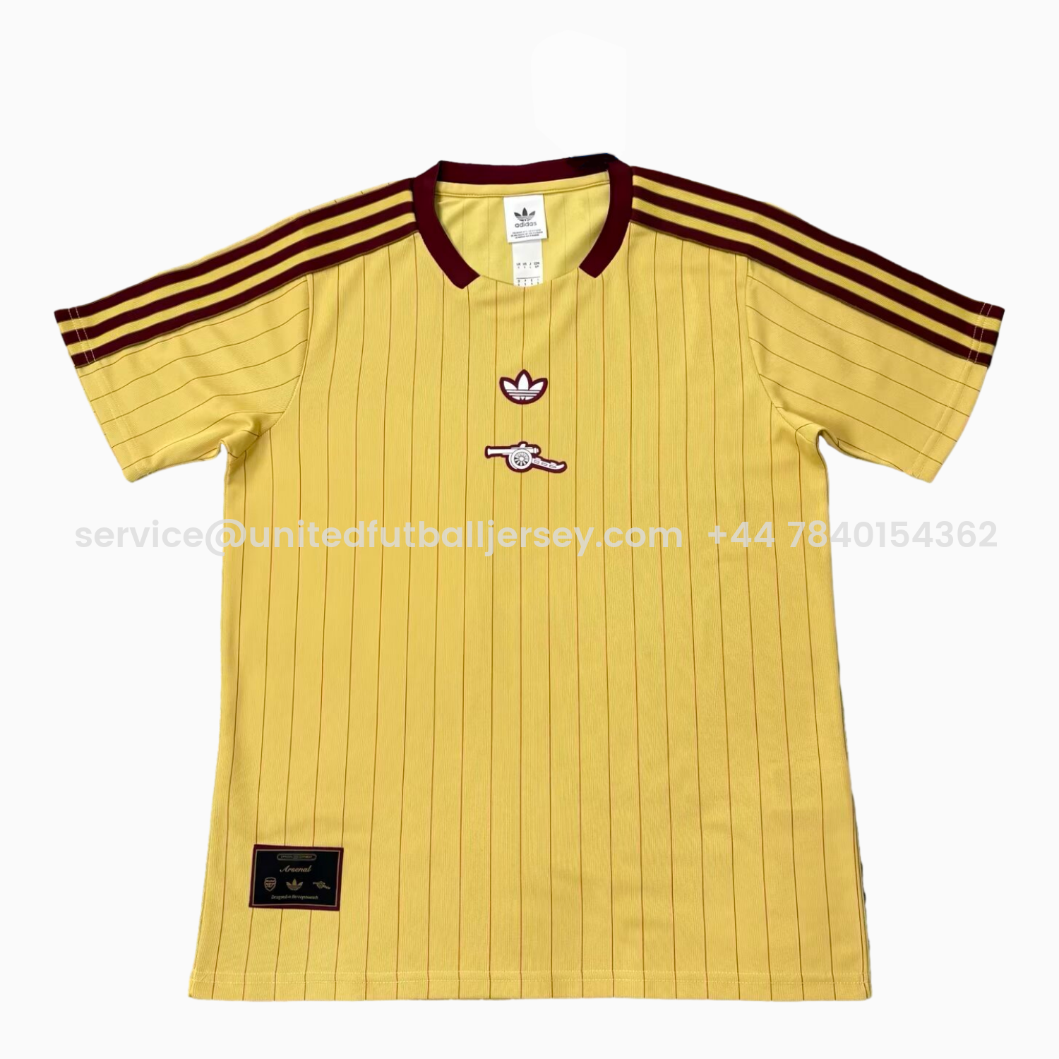 foot-Arsenal 25-26 Trefoil Yellow Travel Jersey - Fans Version