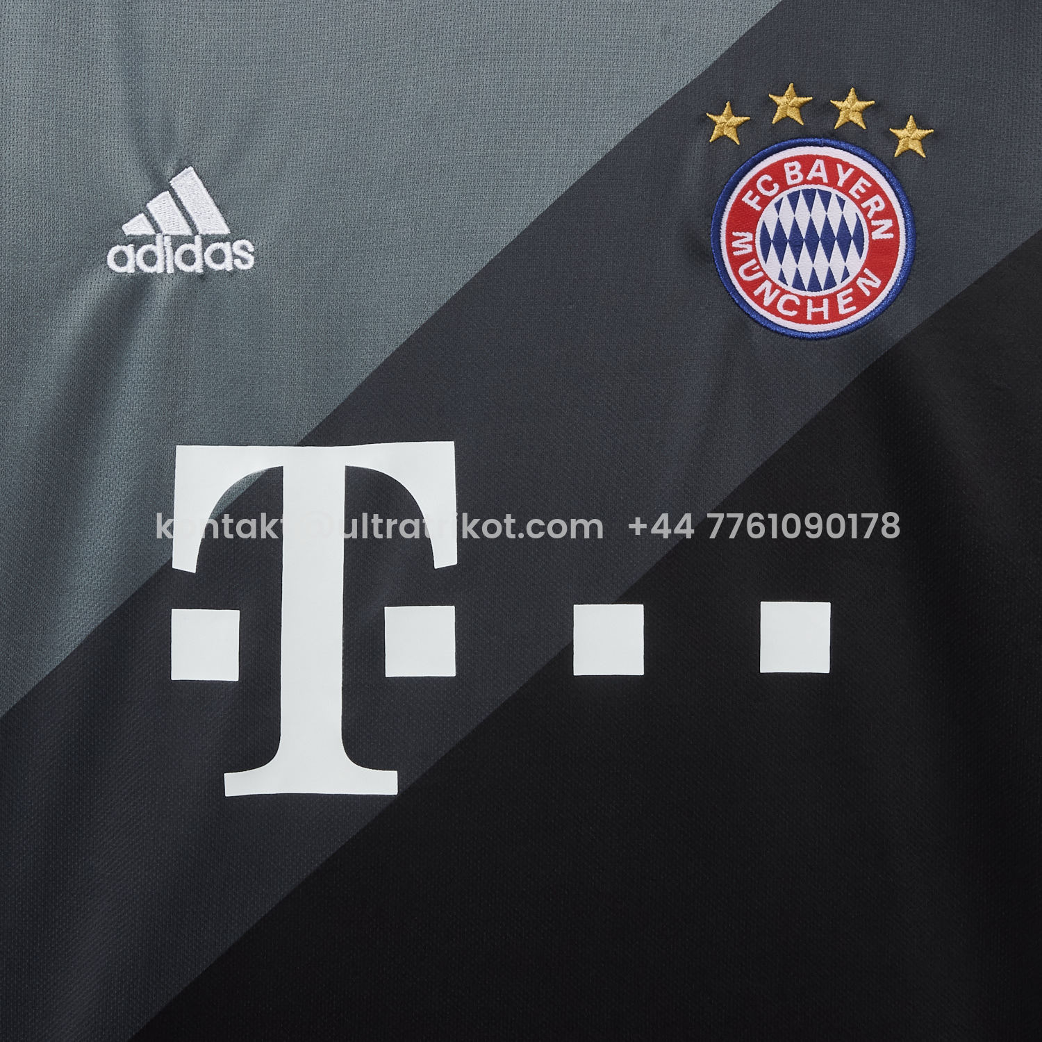 UltraTrikot-Retro Bayern Munich 2016-17 Away Men's Adult Jersey Set - Fans Version