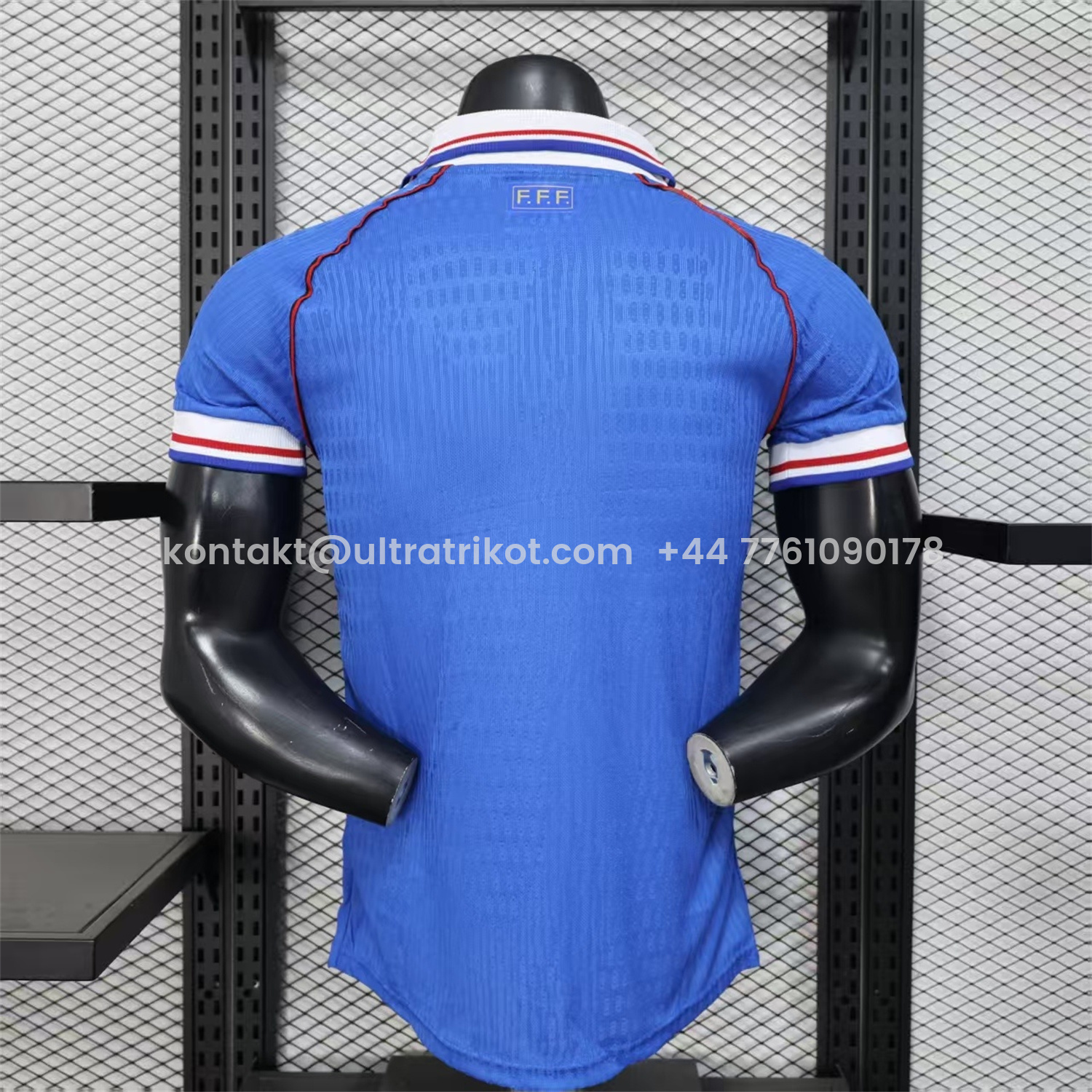 UltraTrikot-Retro France 1998 Home Blue Jersey - Player Version