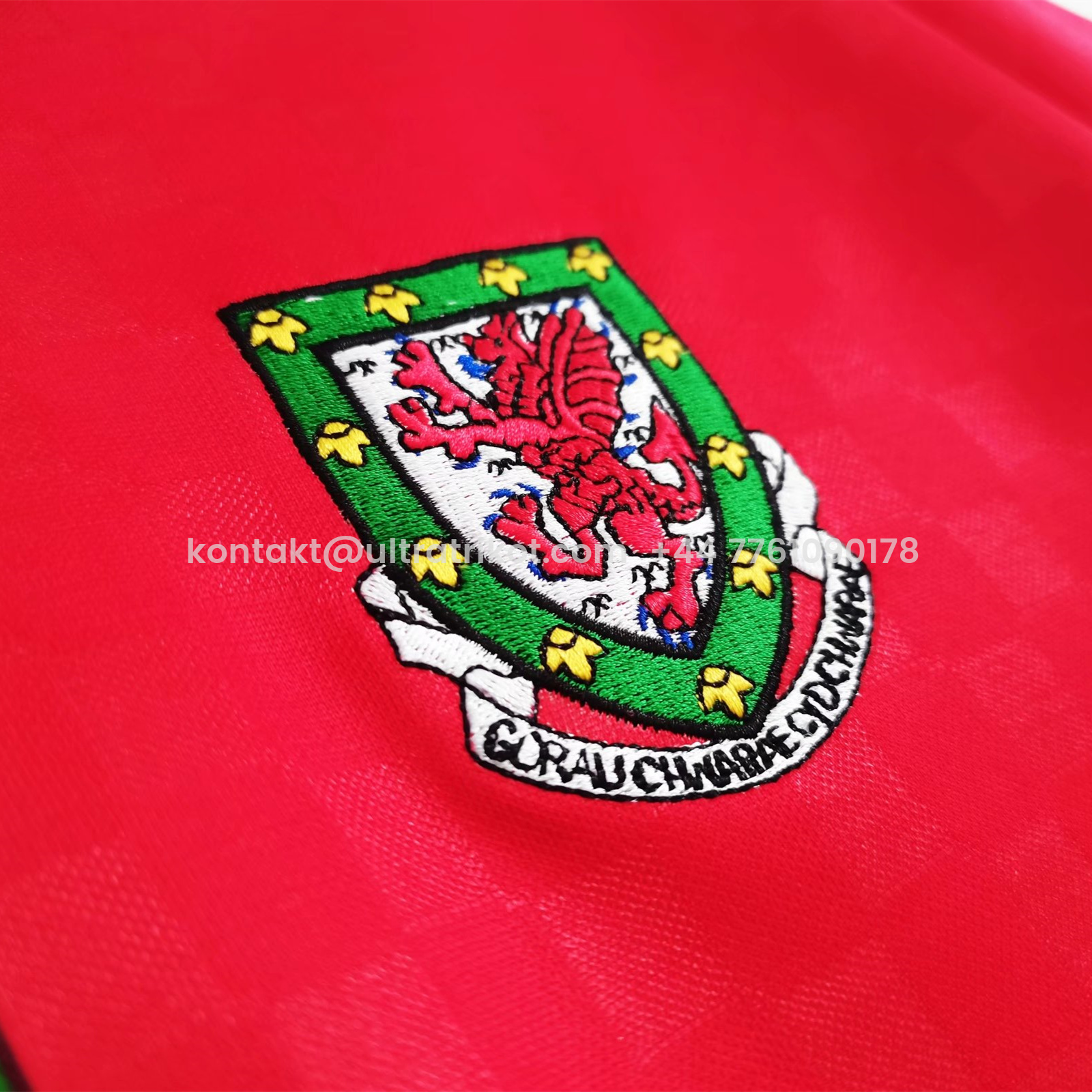 UltraTrikot-Retro Wales 1996 Home Stadium Jersey