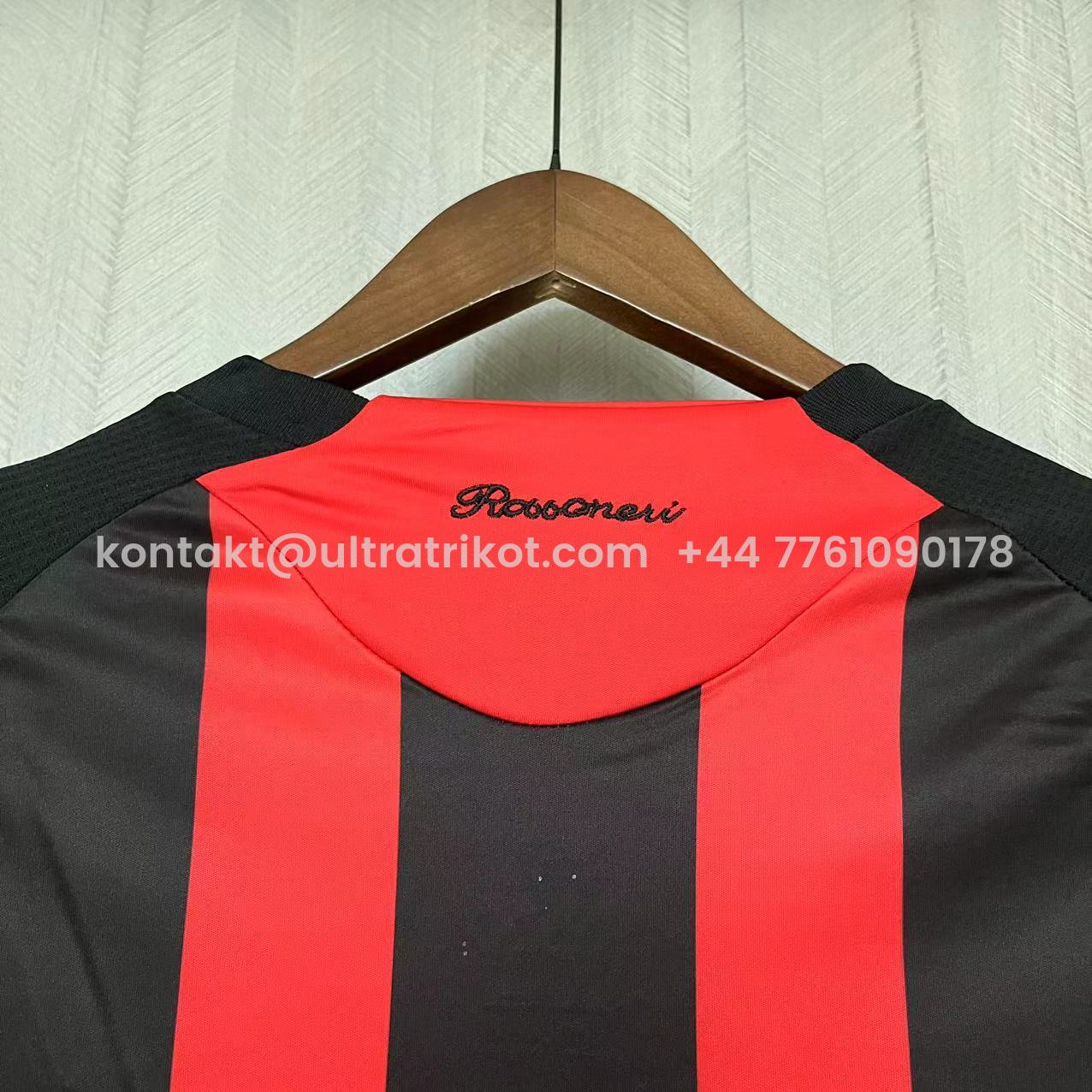 UltraTrikot-Retro AC Milan 2008-09 Home Long Sleeve Jersey