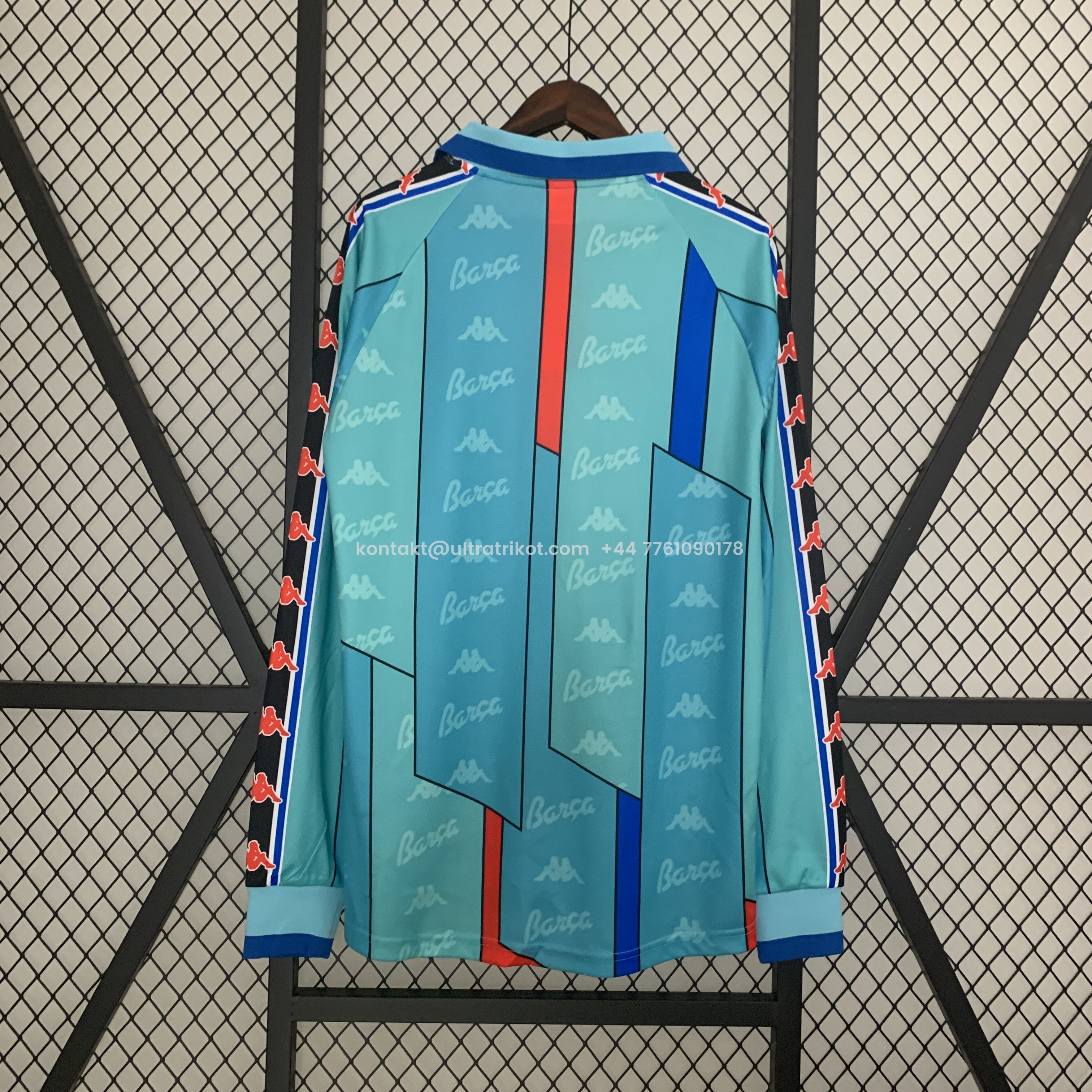 UltraTrikot-Retro Barcelona 96-97 Away Stadium Long Sleeve Jersey