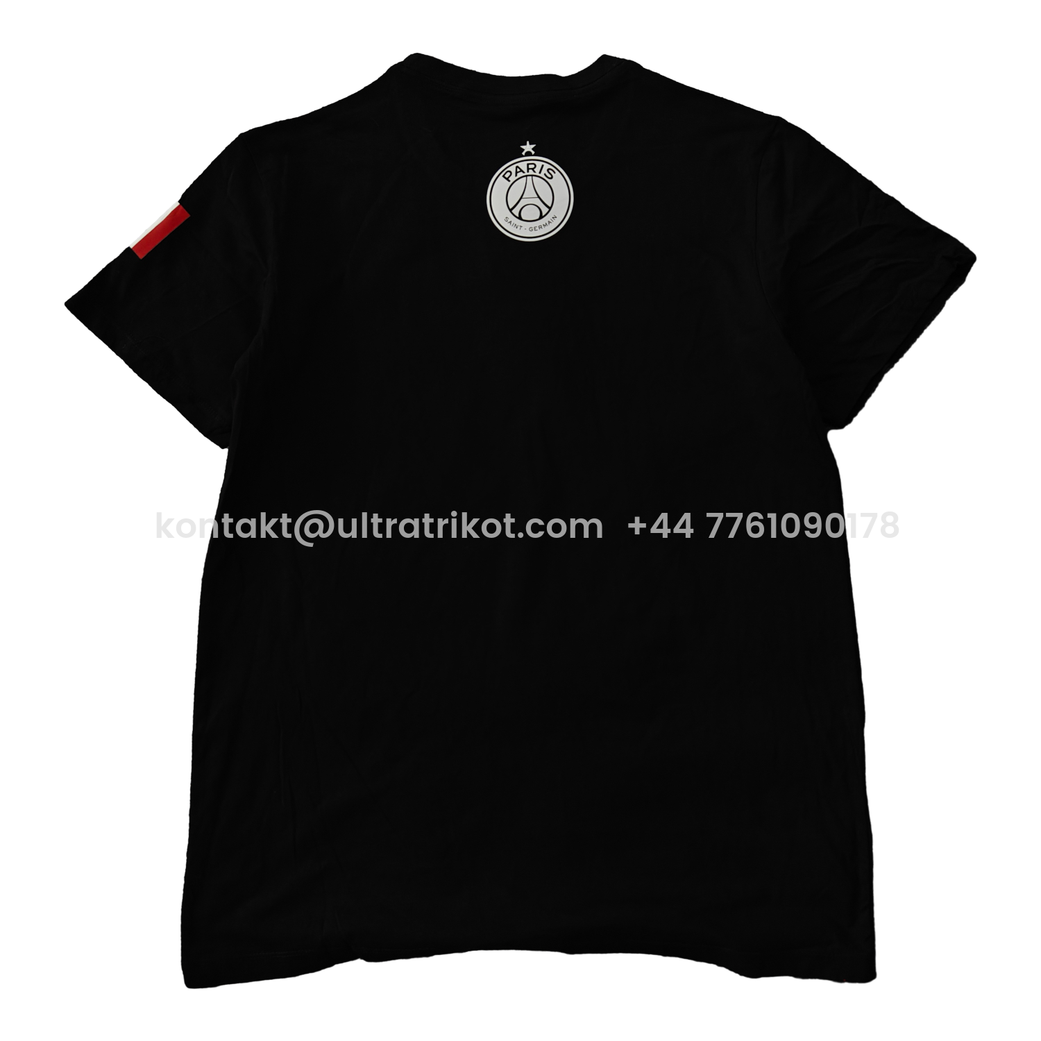 UltraTrikot-Paris Saint-Germain PSG 2025 Champions League Commemorative Black T-shirt