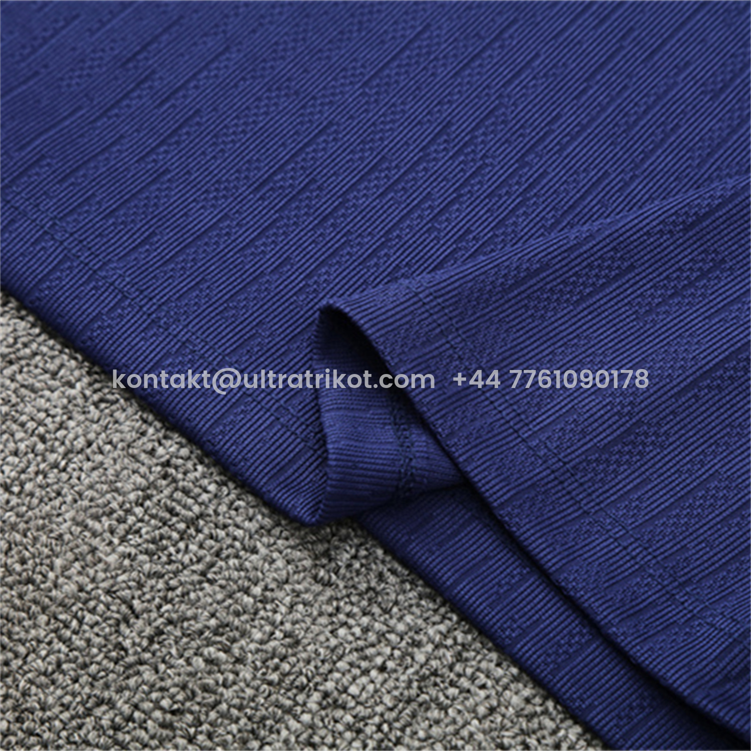 UltraTrikot-Barcelona 25-26 Kids Long Sleeve Training Set - Royal Blue Top Yellow Sponsor & Royal Blue Pants