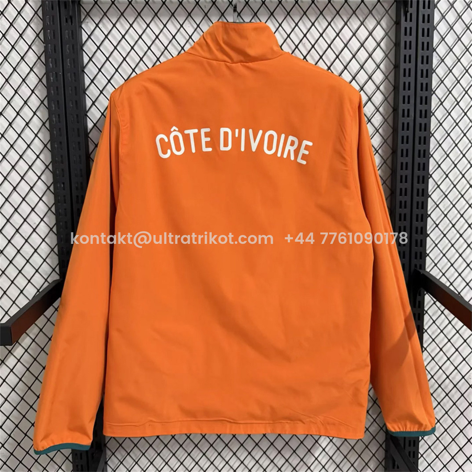 UltraTrikot-Ivory Coast 2026 Pre-Match Double Sided Reversible Windbreaker - Orange