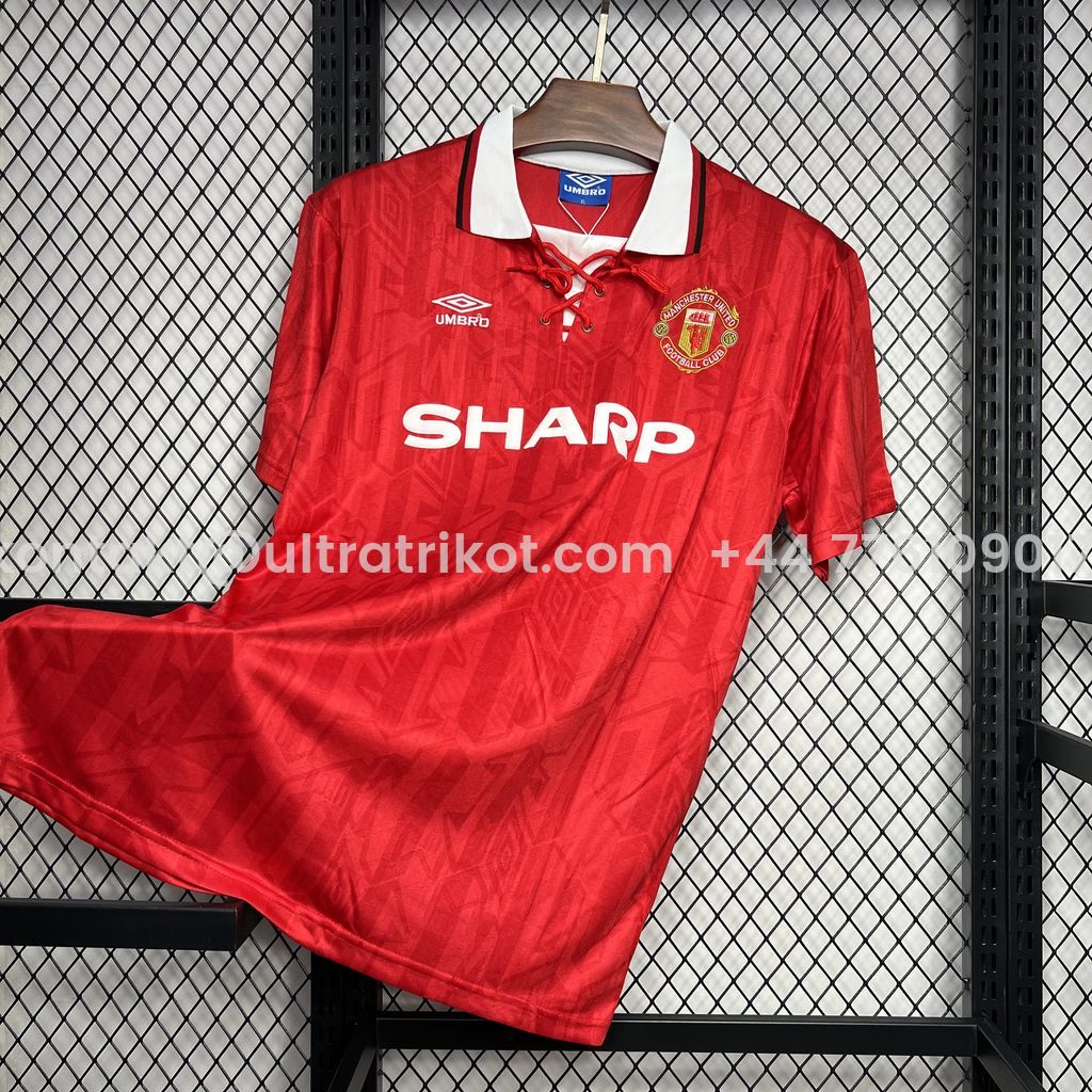 UltraTrikot-Retro Manchester United 92-94 Home Jersey