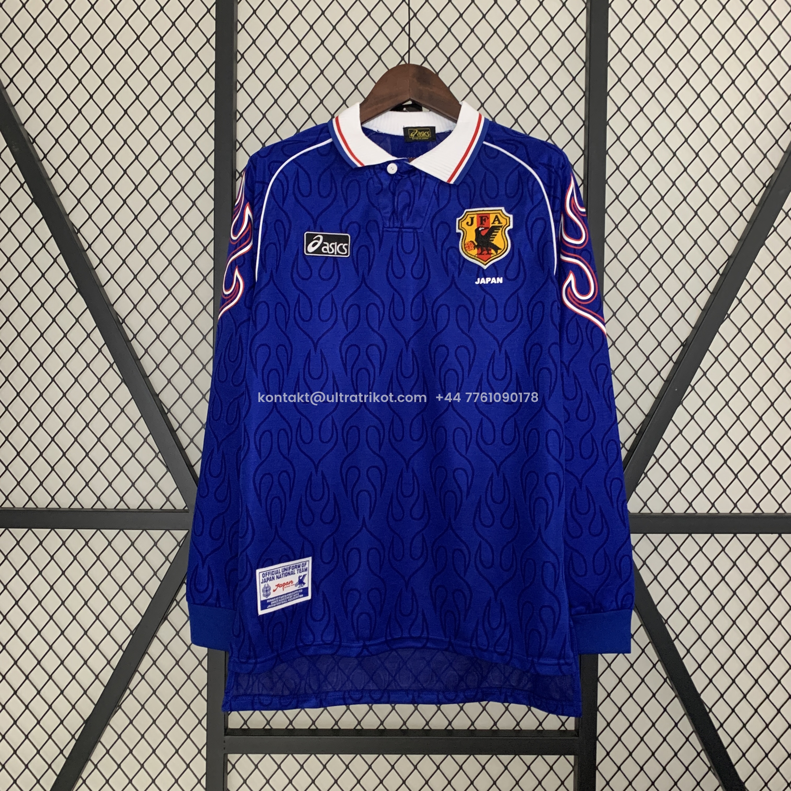 UltraTrikot-Retro Japan 1998 Home Stadium Long Sleeve Jersey
