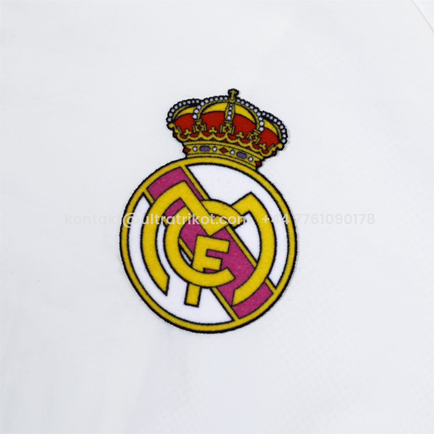 UltraTrikot-Real Madrid 24-25 Retro Style Player Windbreaker Jacket Suit - White & Orange