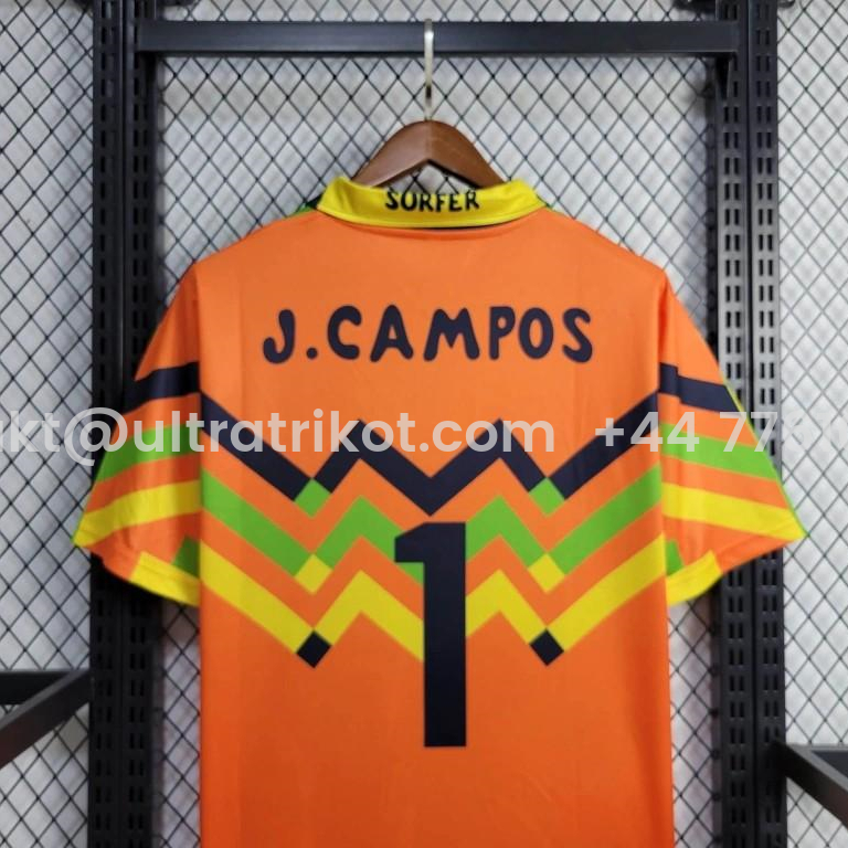 UltraTrikot-Retro Mexico 1994 Goalkeeper Green Orange Jersey