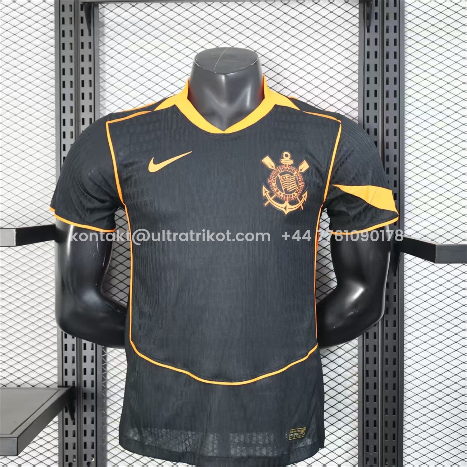 UltraTrikot-Corinthians 25-26 Third Black Jersey - Player Version