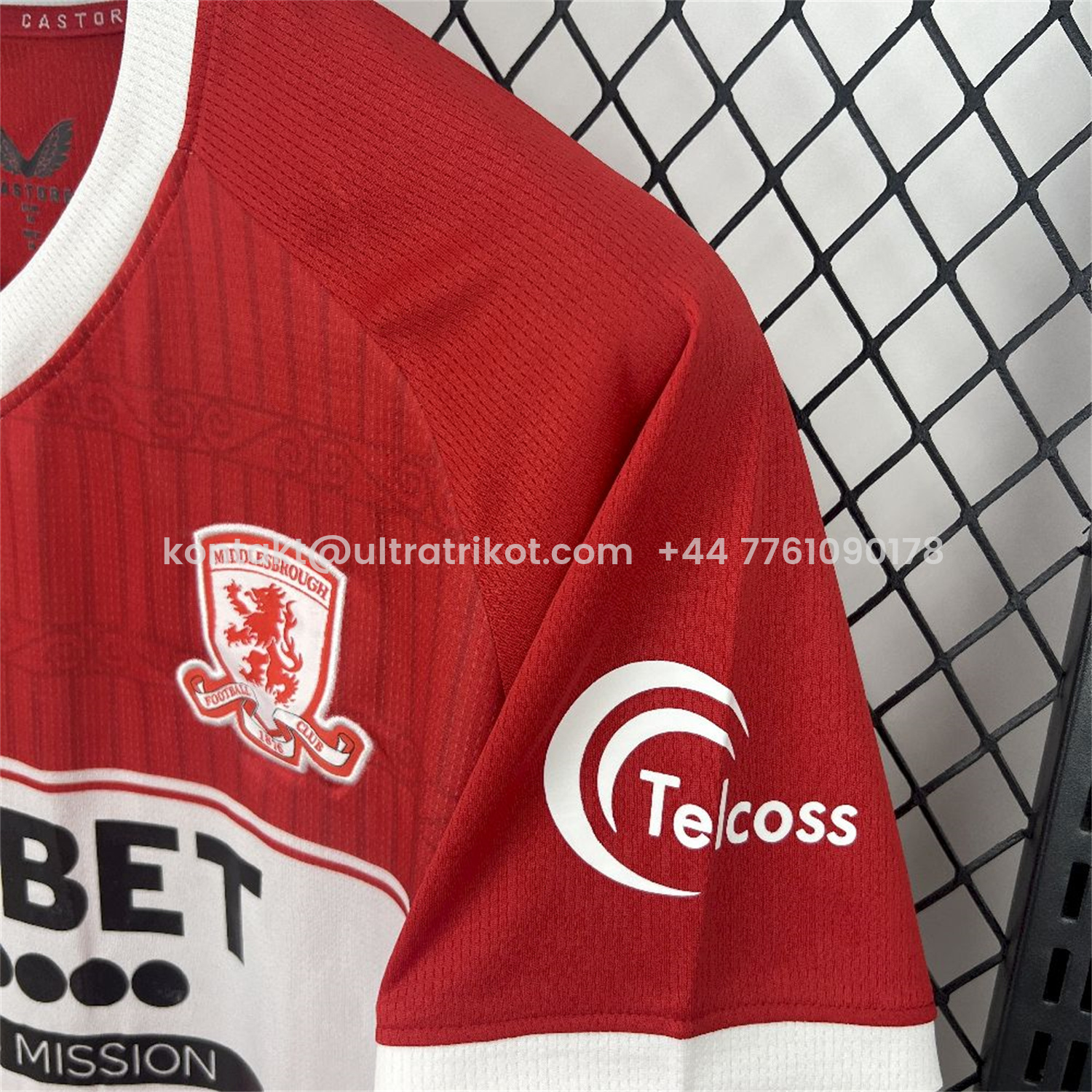 UltraTrikot-Middlesbrough 25-26 Home Jersey - Fans Version