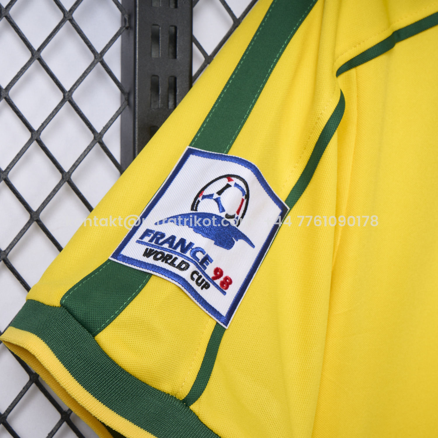 UltraTrikot-Retro Brazil 1998 Home Jersey