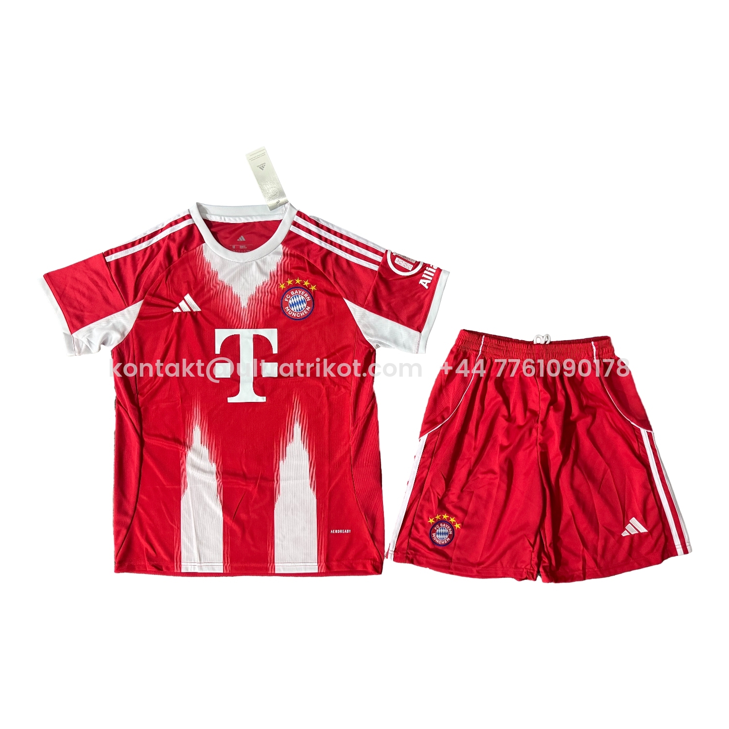 UltraTrikot-Bayern Munich 25-26 Home Men's Adult Jersey Set - Fans Version