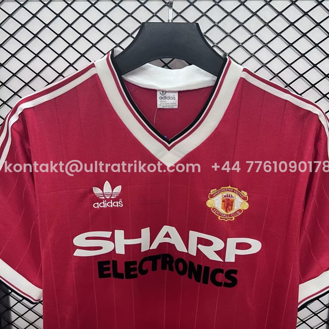 UltraTrikot-Retro Manchester United 82-83 Home Stadium Jersey
