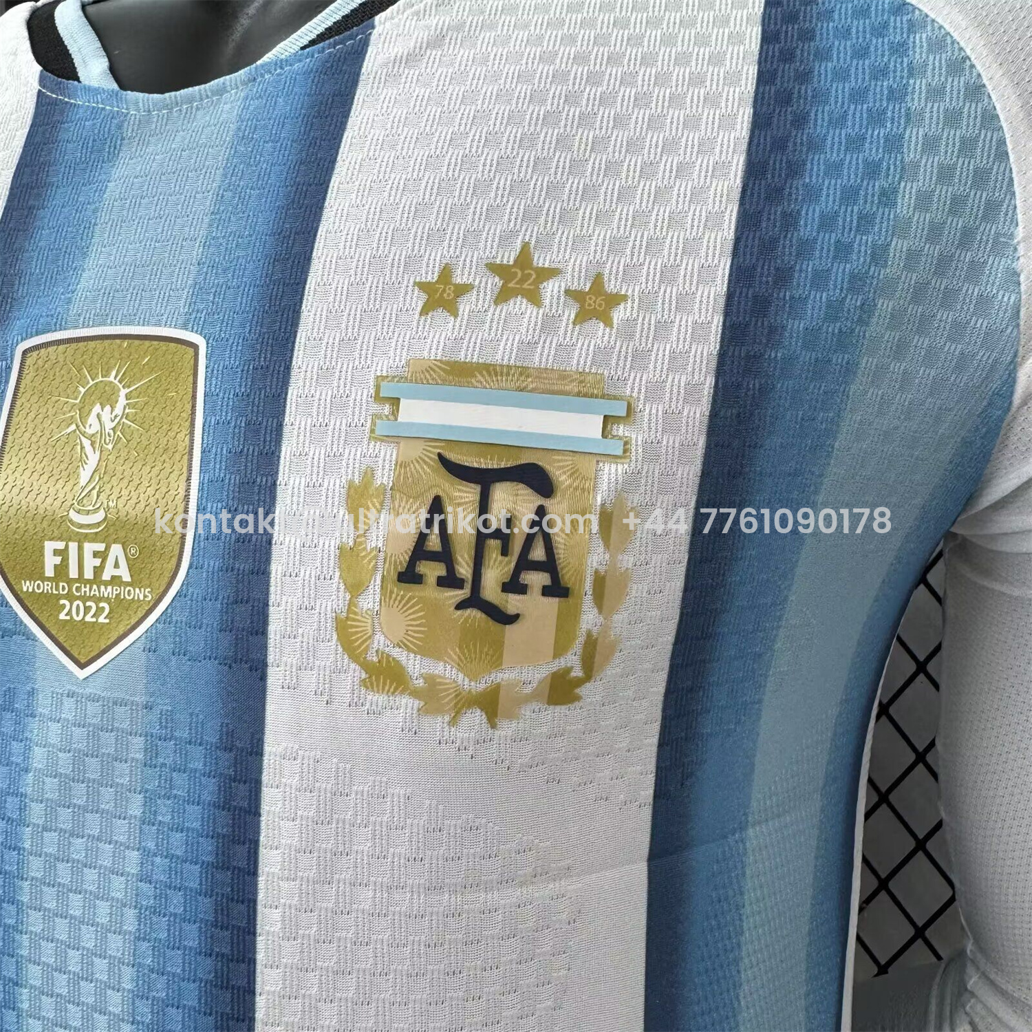 UltraTrikot-Argentina 2026 Home Long Sleeves Jersey - Player Version