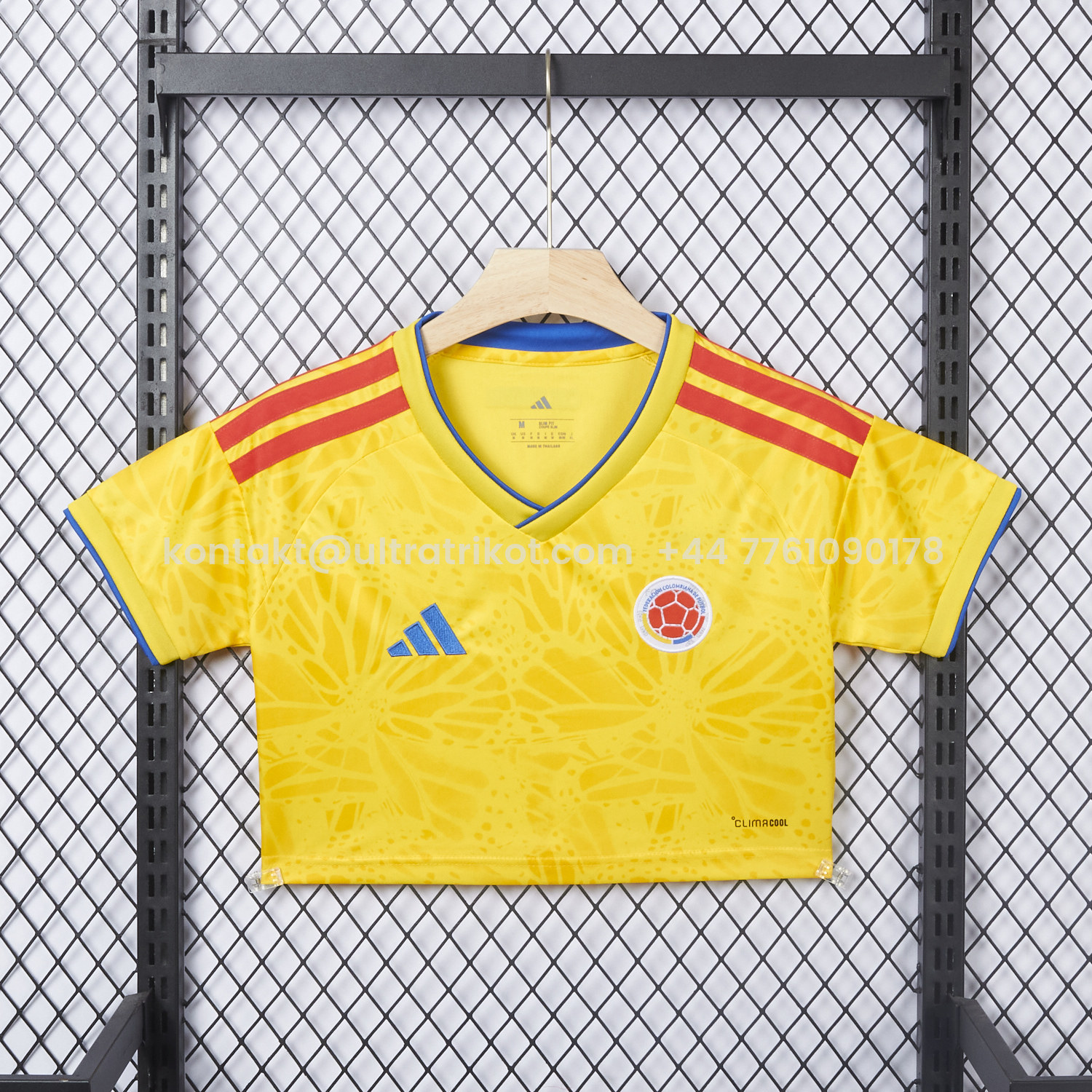 UltraTrikot-Women's Colombia 2026 Home Cropped Jersey