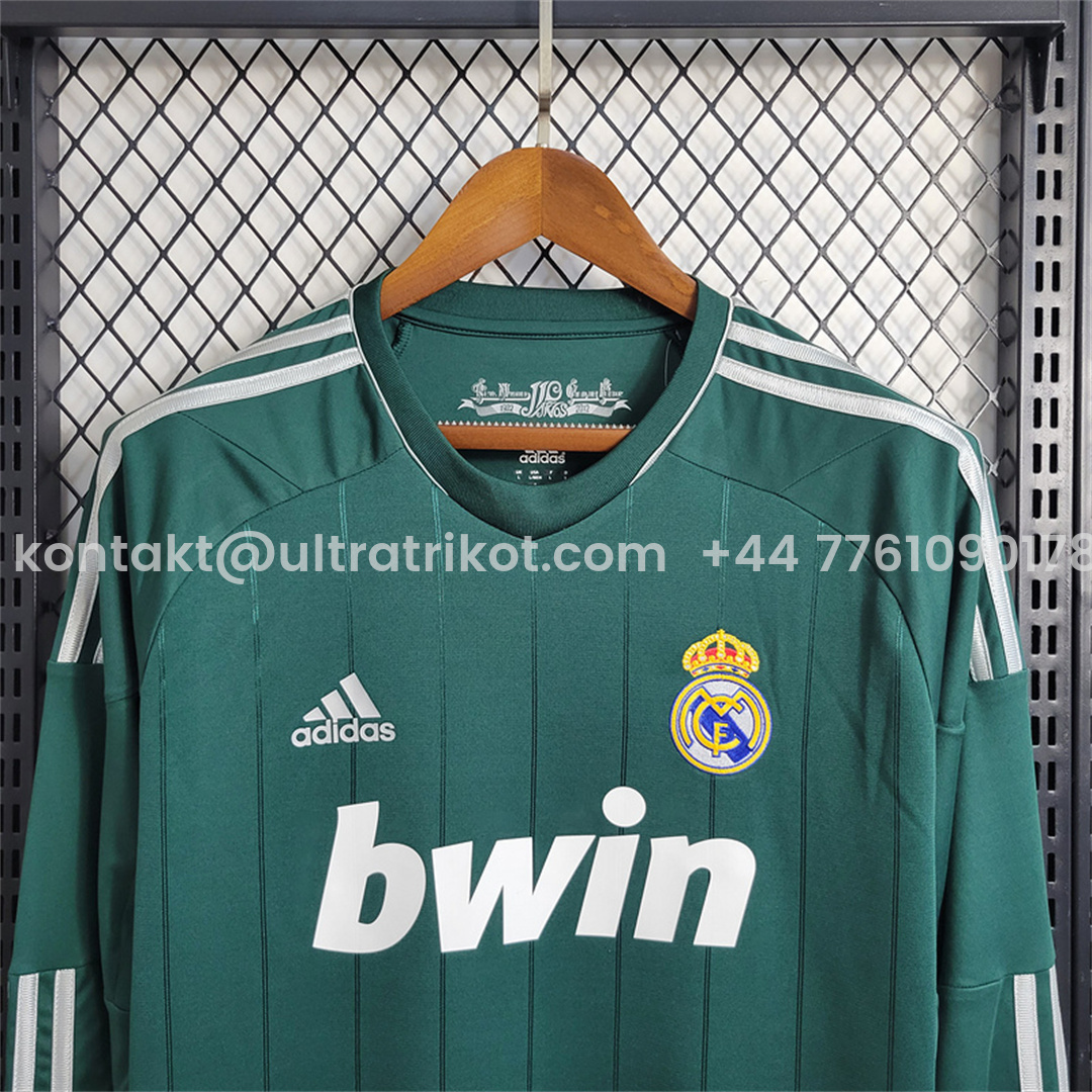 UltraTrikot-Retro Real Madrid 12-13 Third Away Long Sleeve Jersey