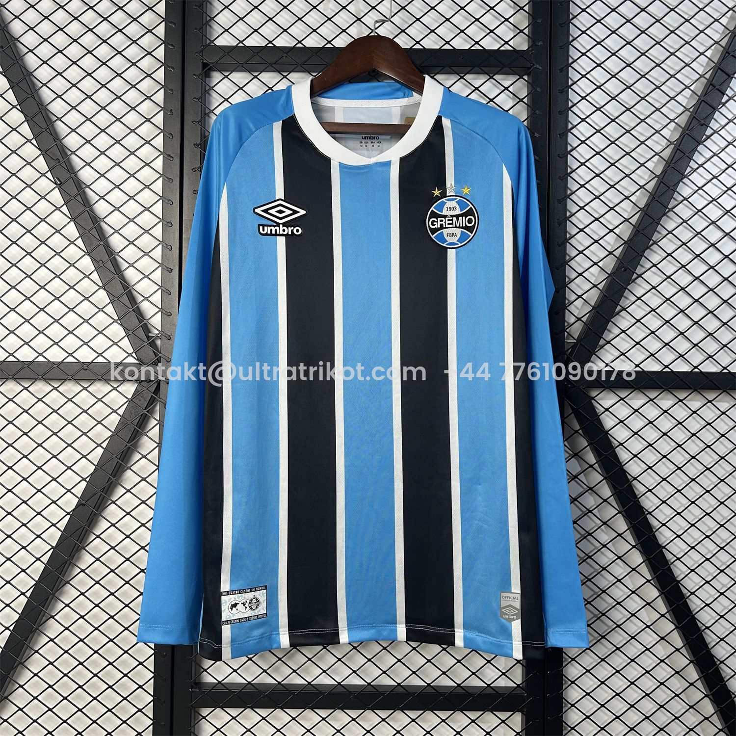 UltraTrikot-Gremio 25-26 Home Unsponsored Long Sleeves Jersey - Fans Version