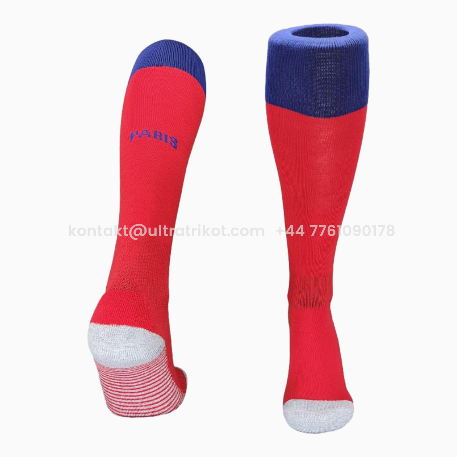 UltraTrikot-Paris Saint-Germain PSG 25-26 Third Socks - Red