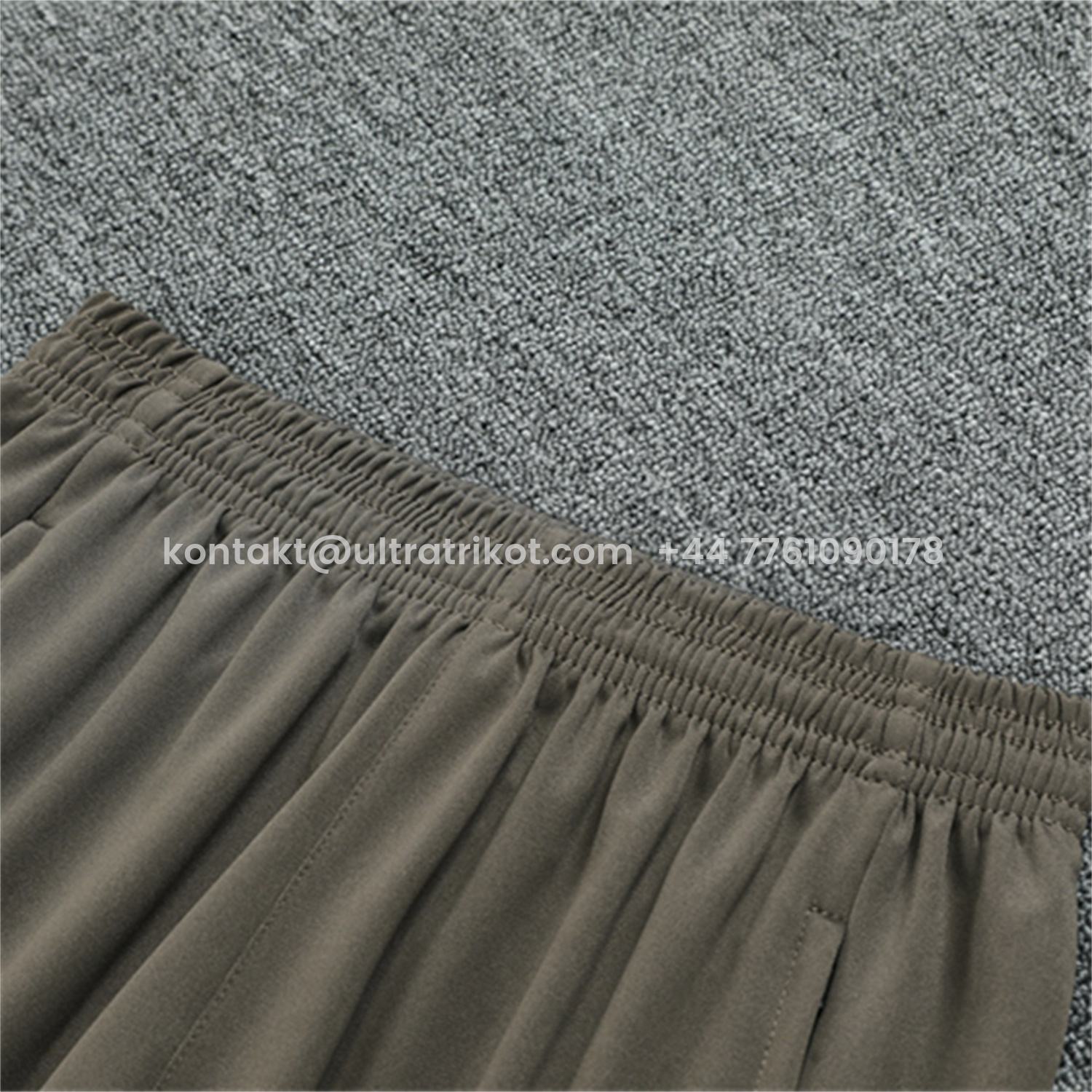 UltraTrikot-Real Madrid 25-26 Long Sleeve Training Set - Player Version - Light Green Top and Khaki Pants