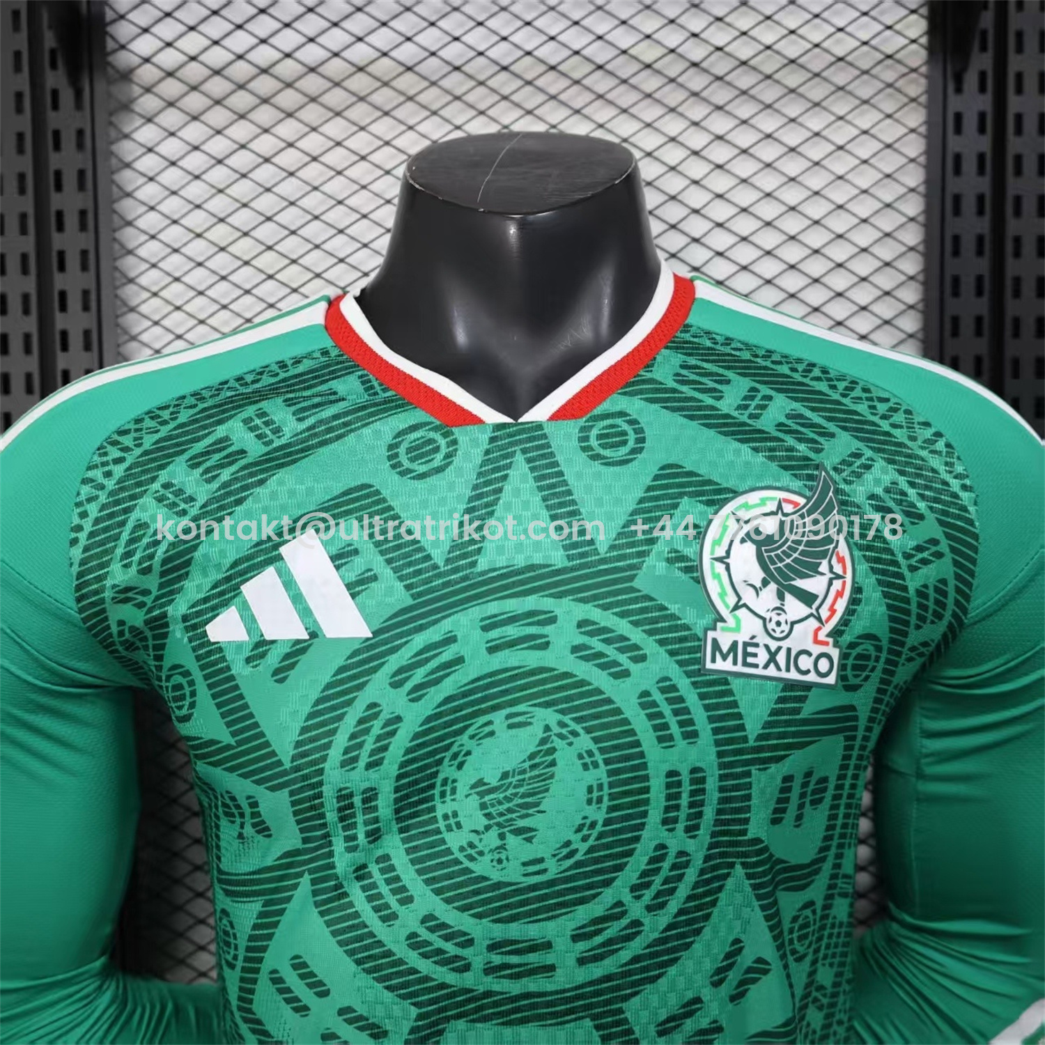 UltraTrikot-Mexico 2026 Home Long Sleeves Jersey - Player Version