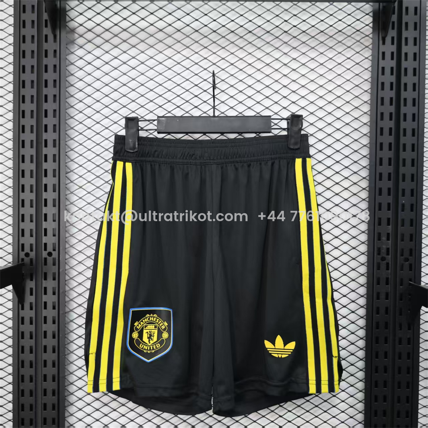 UltraTrikot-Manchester United 25-26 Third Black Shorts - Player Version