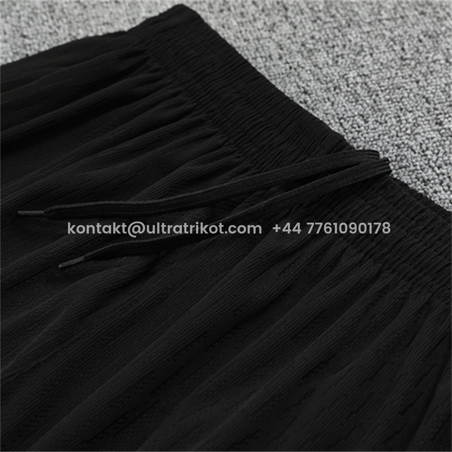 UltraTrikot-England 25-26 Long Sleeve Training Set - Player Version - Black Top and Pants