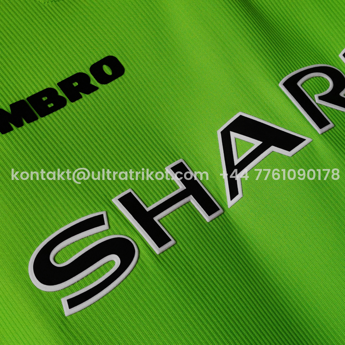 UltraTrikot-Retro Manchester United 98-99 Green Goalkeeper Long Sleeve Jersey