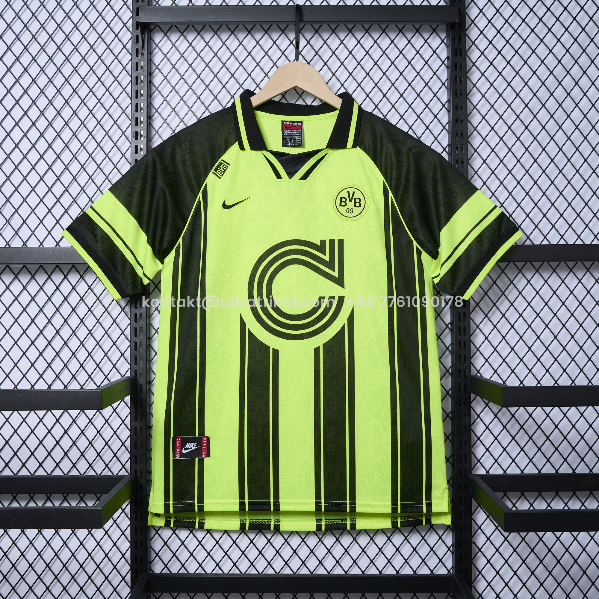 UltraTrikot-Retro Dortmund 1996-97 European Home Jersey