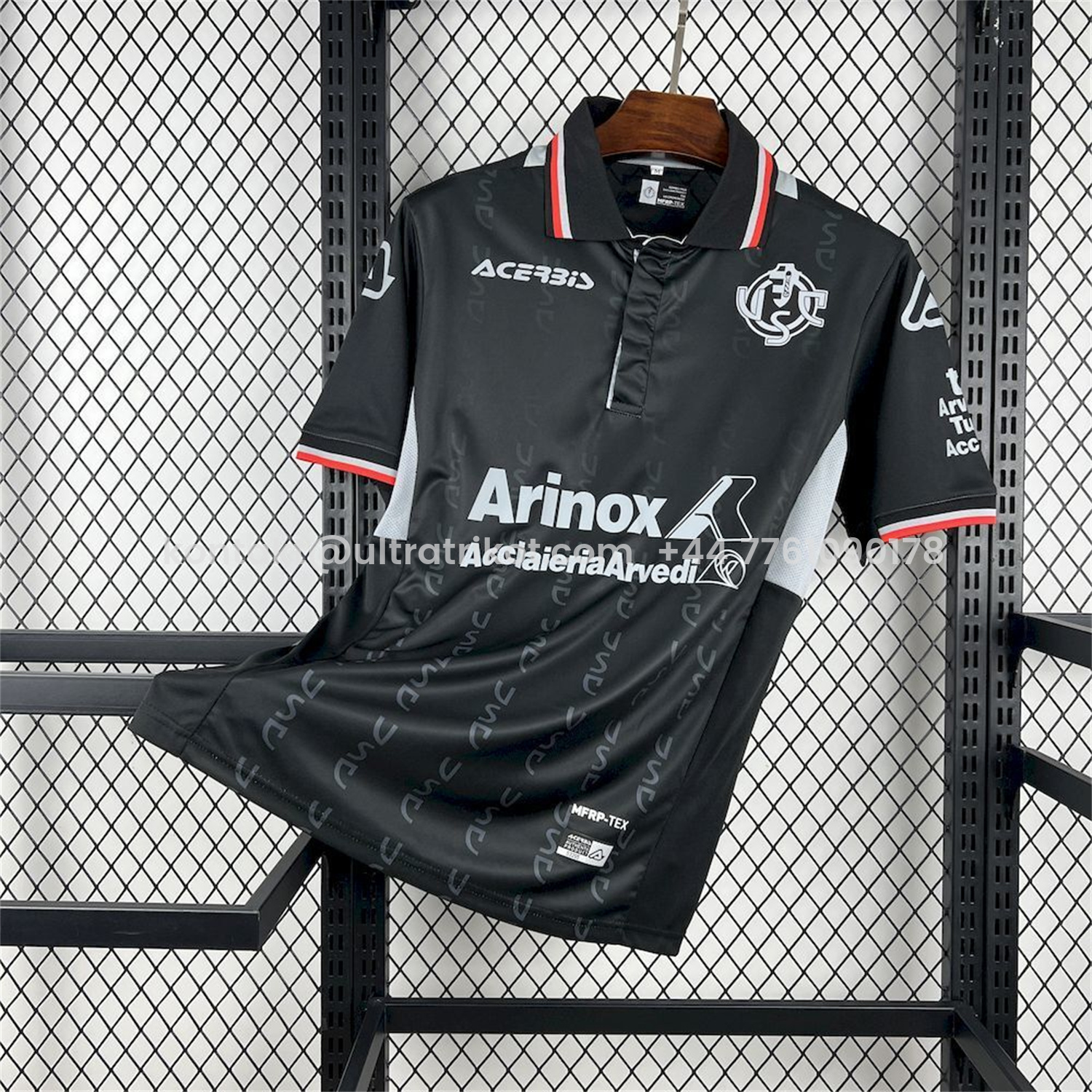 UltraTrikot-Cremonese 25-26 Third Black Jersey - Fans Version