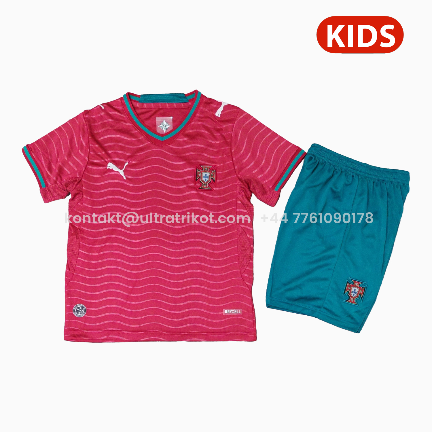 UltraTrikot-Portugal 2026 Home Kids Kit