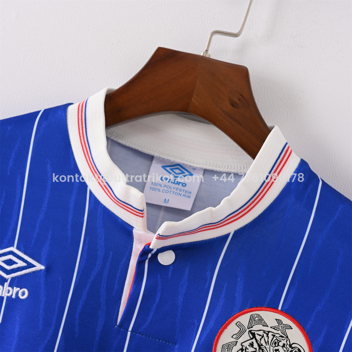 UltraTrikot-Retro Ajax 1990 Away Long Sleeve Jersey