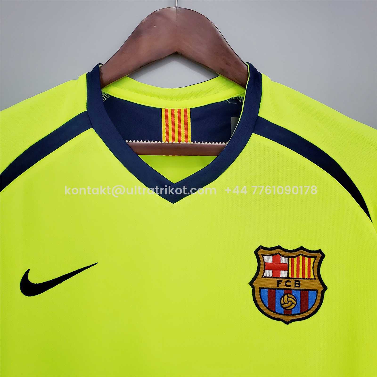UltraTrikot-Retro Barcelona 05-06 Away Jersey