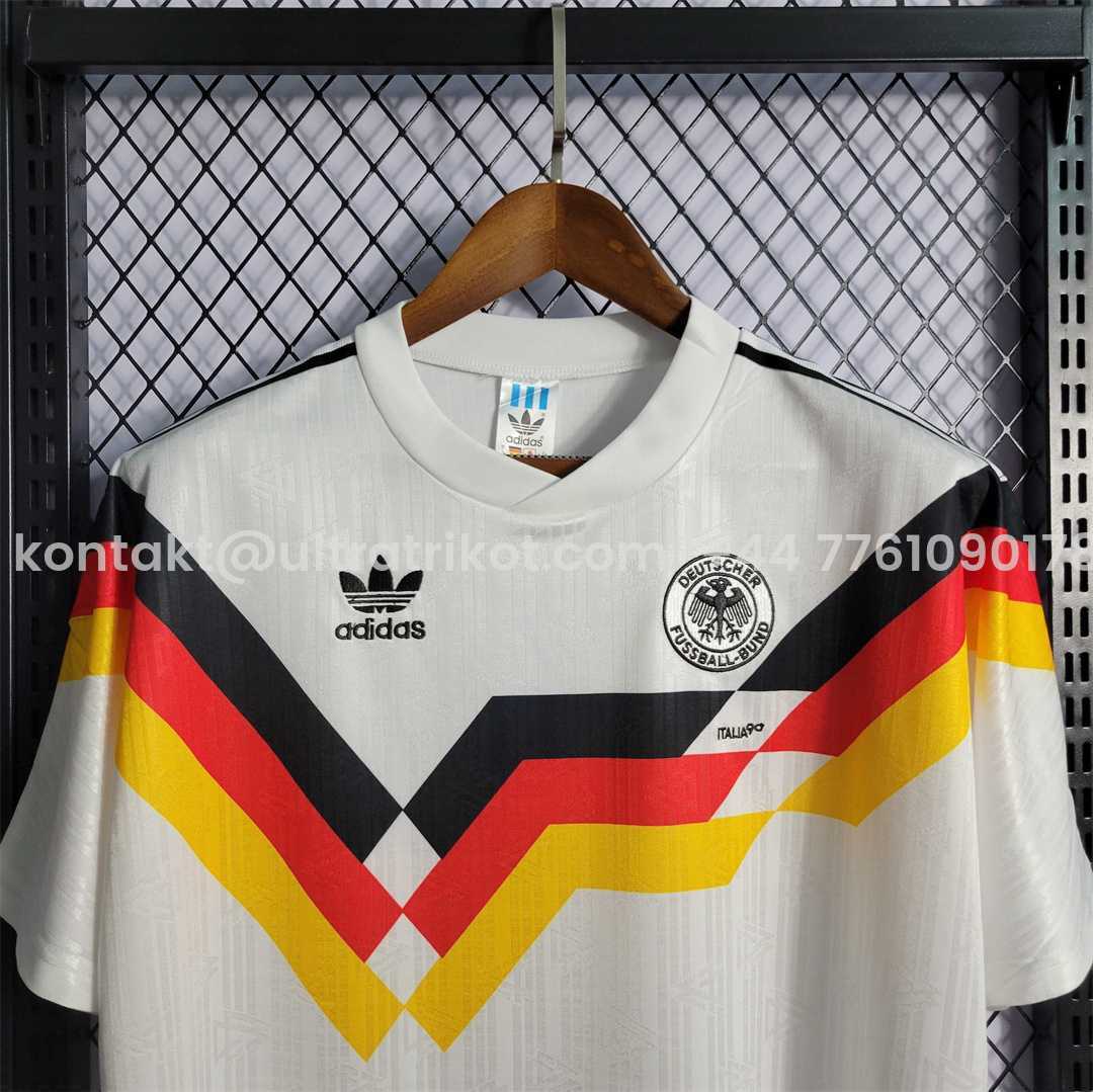 UltraTrikot-Retro Germany 1990 Home Stadium Jersey